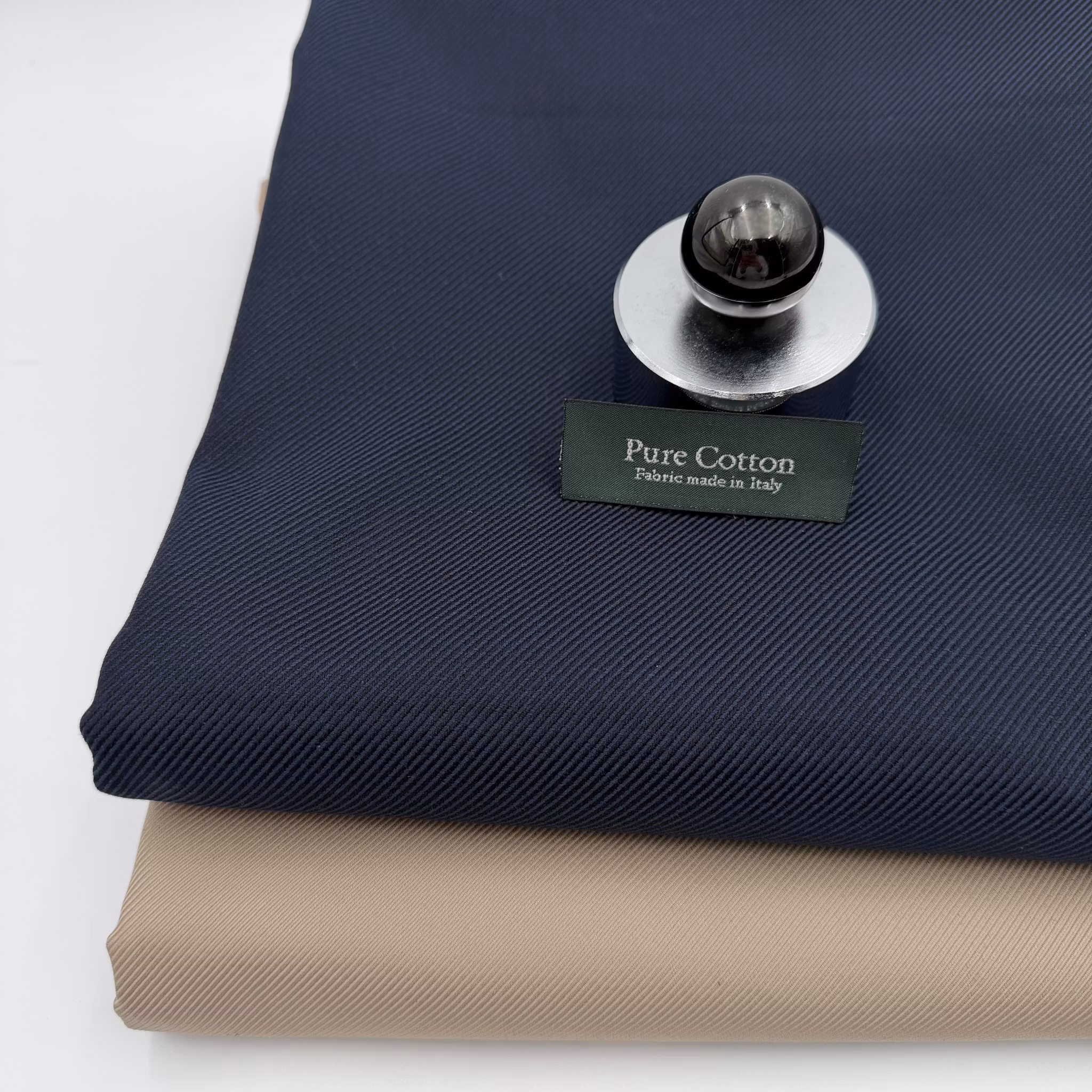 1,5m Chinos diagonalkypert guldbeige Burb****