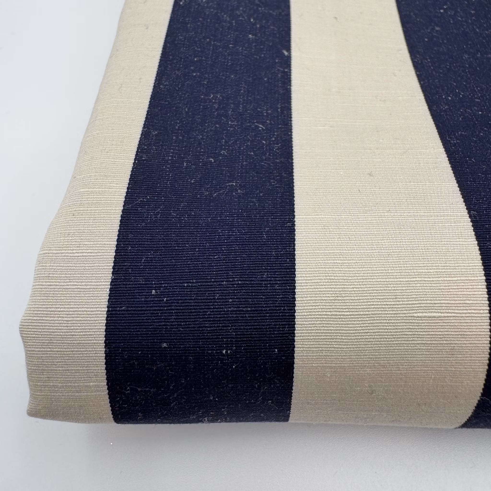 1,6m Bomull/siden marin/beige bredrand Gucc*