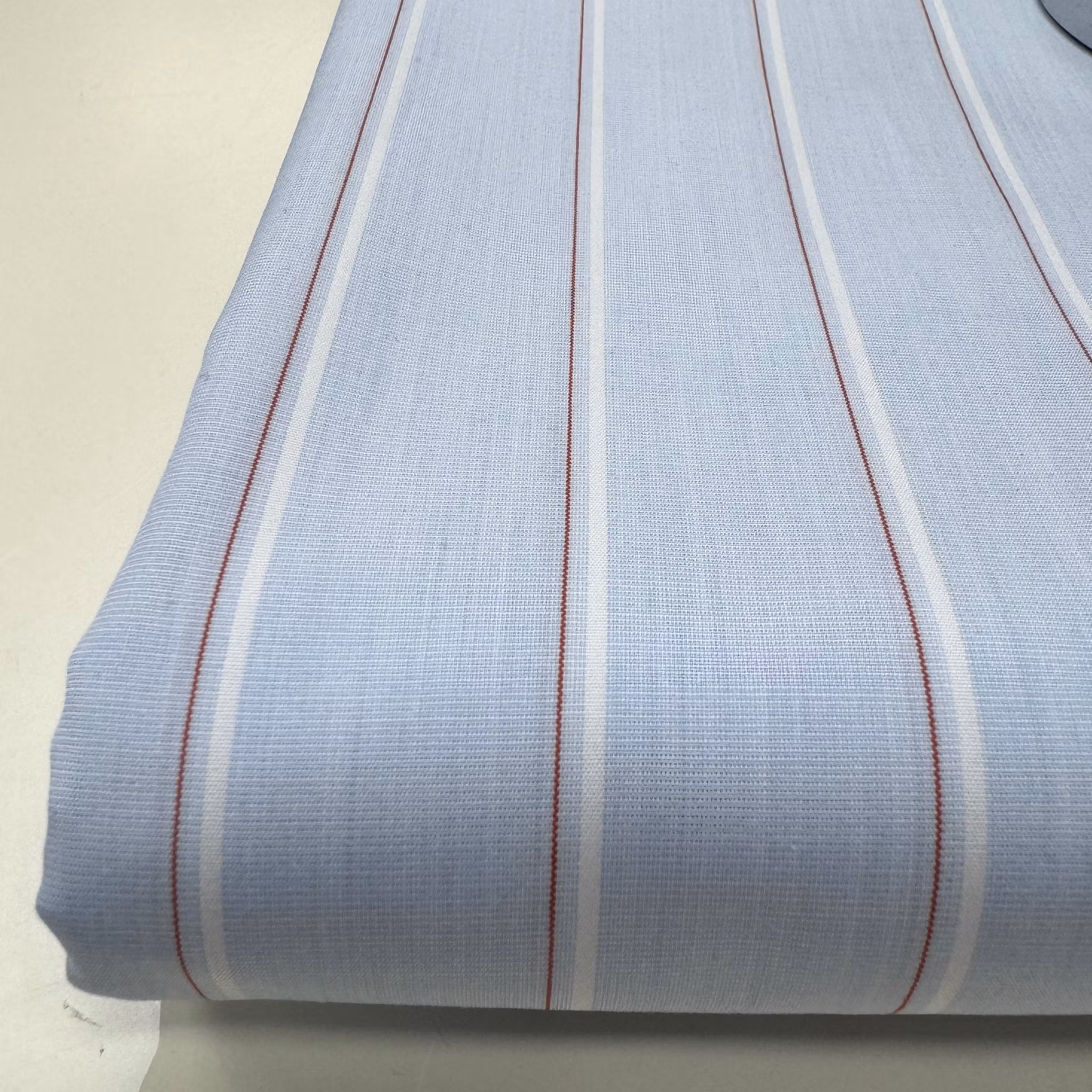 1,7m Bomull ljusblå oxford randig Canclin*