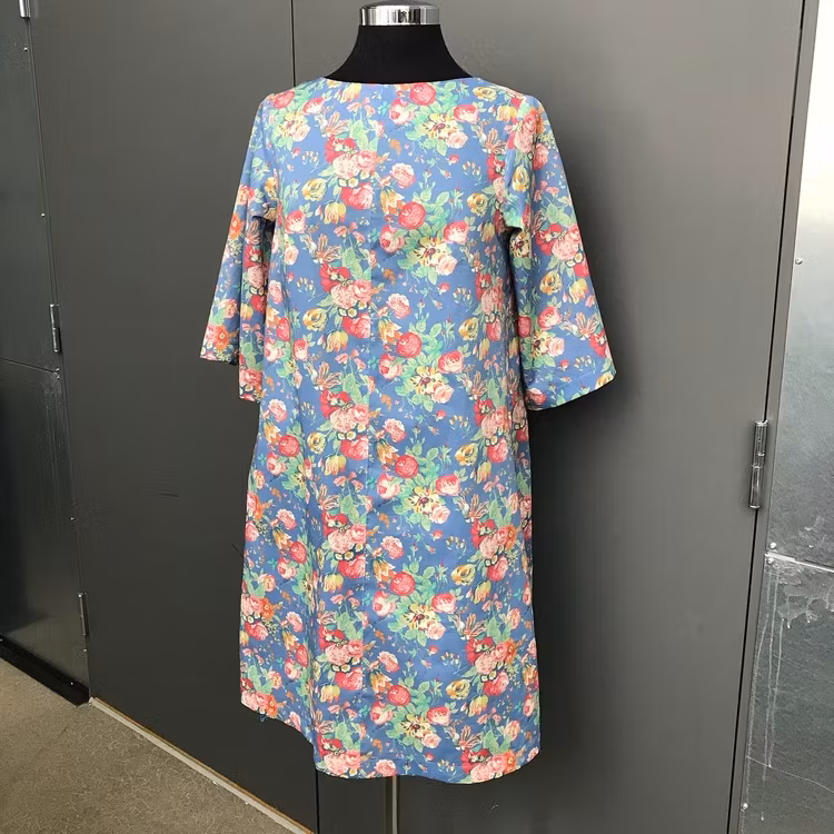 Box pleat dress (XS-2XL)