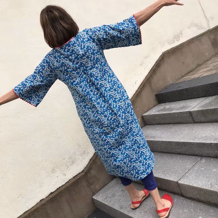 Box pleat dress (XS-2XL)
