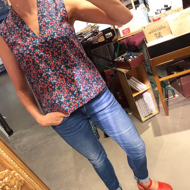 V-neck dress (XS-2XL)