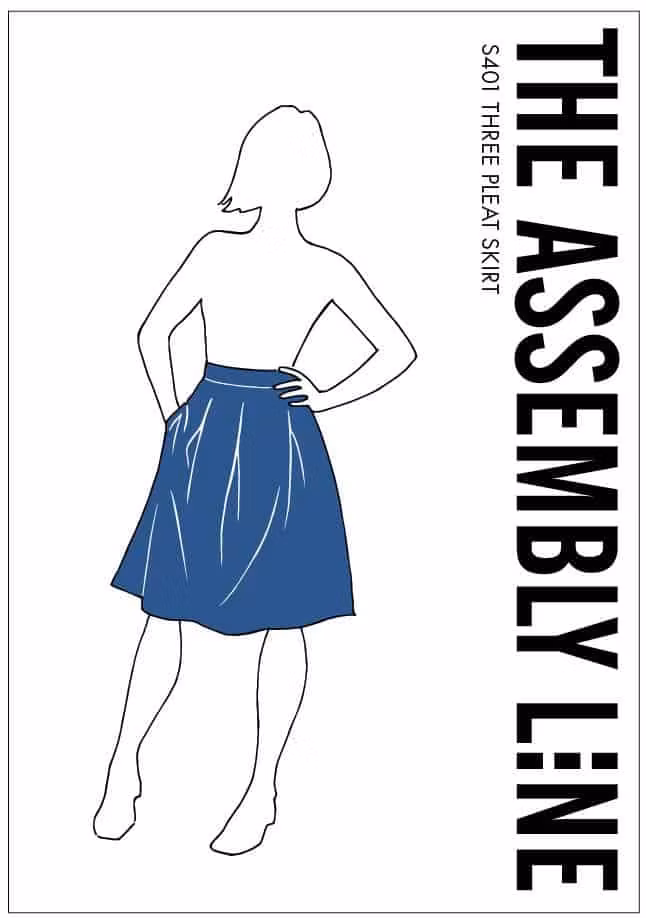 Three pleat skirt (XS-L)