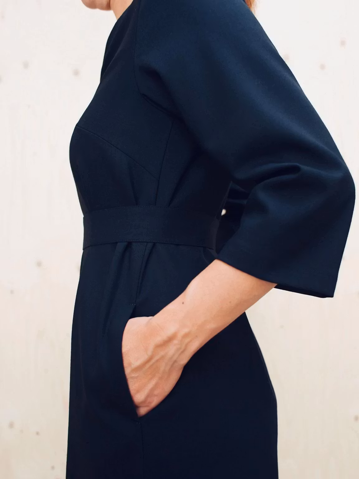 V-neck dress (XS-2XL)
