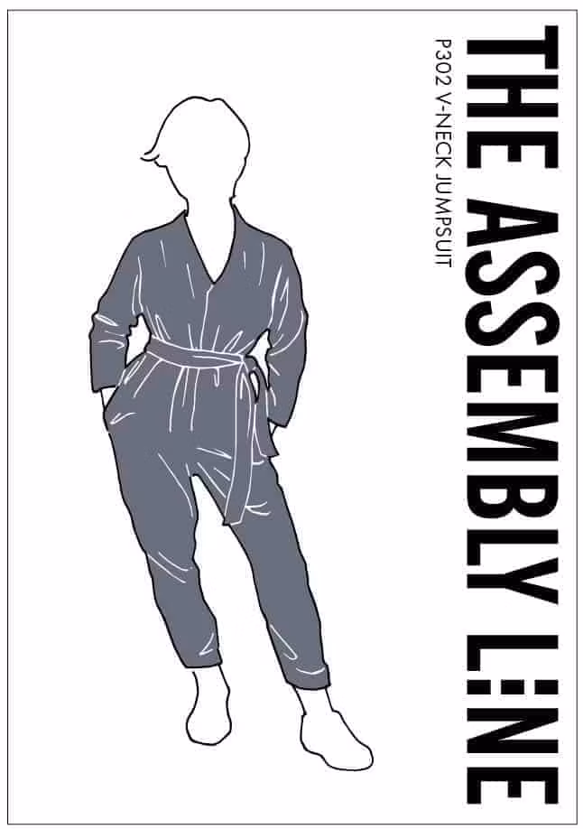 V-neck jumpsuit (XS-L)