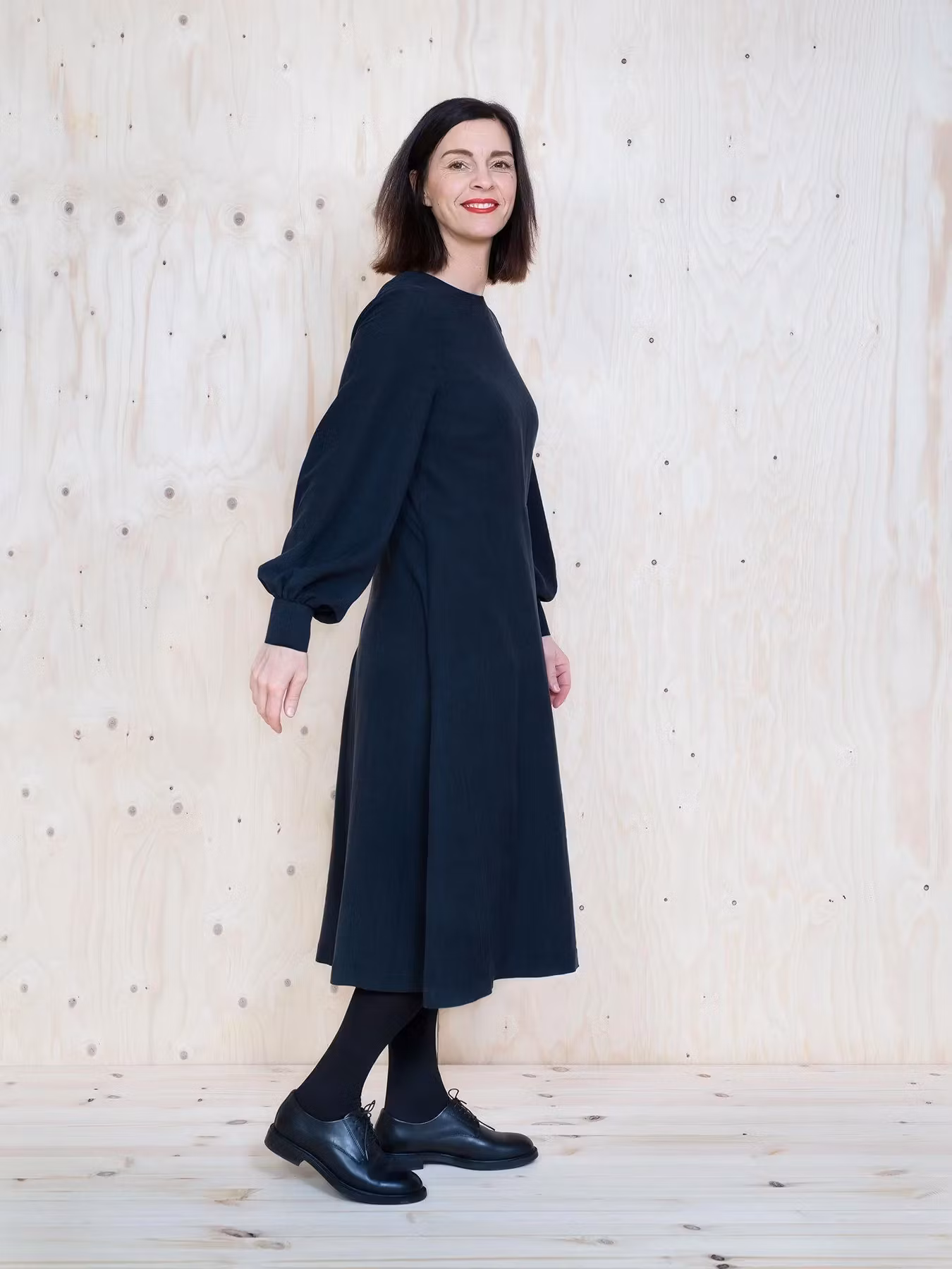 Multi sleeve midi dress (XS-L)