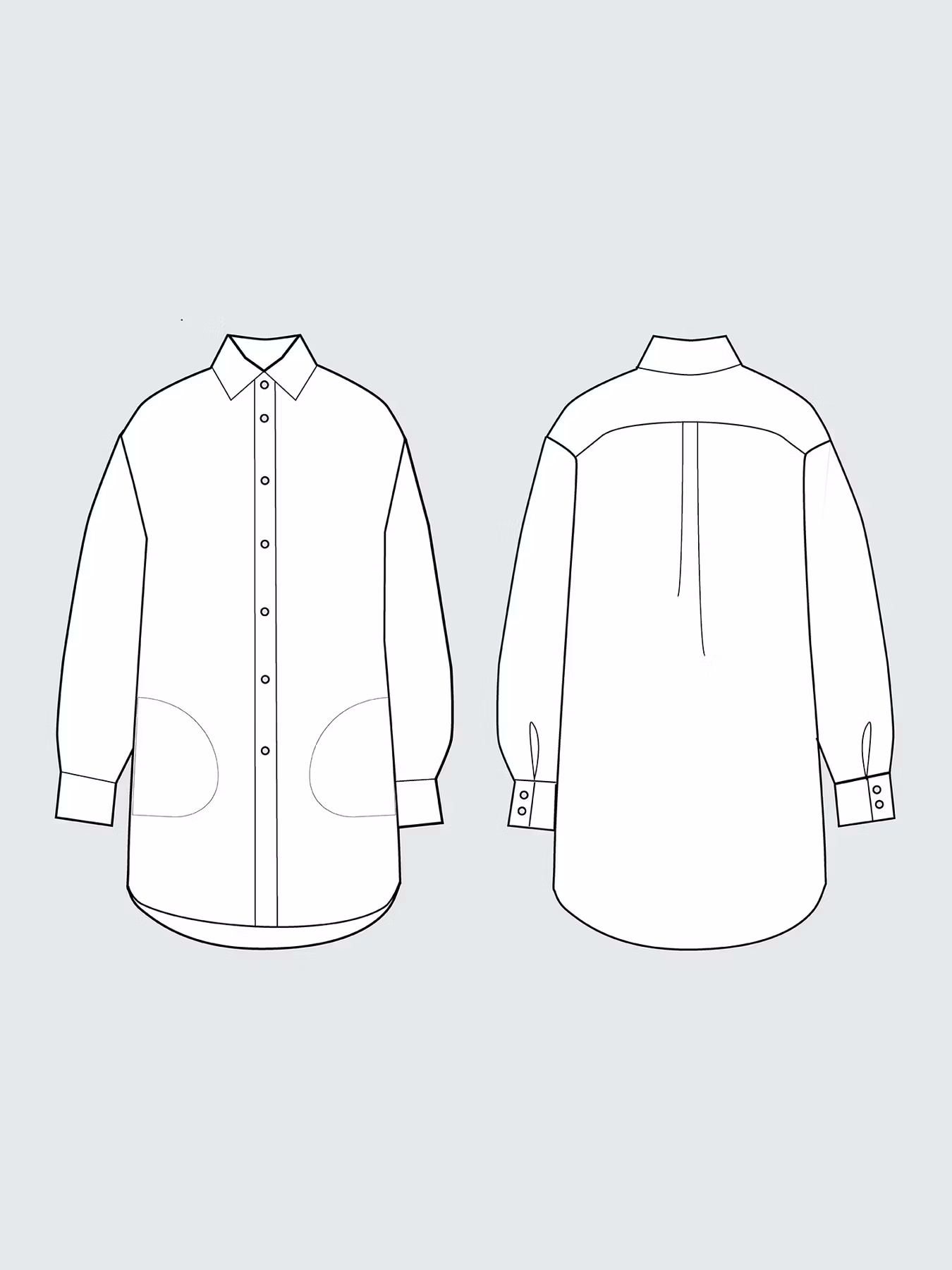 Oversized shirt (XS-L)