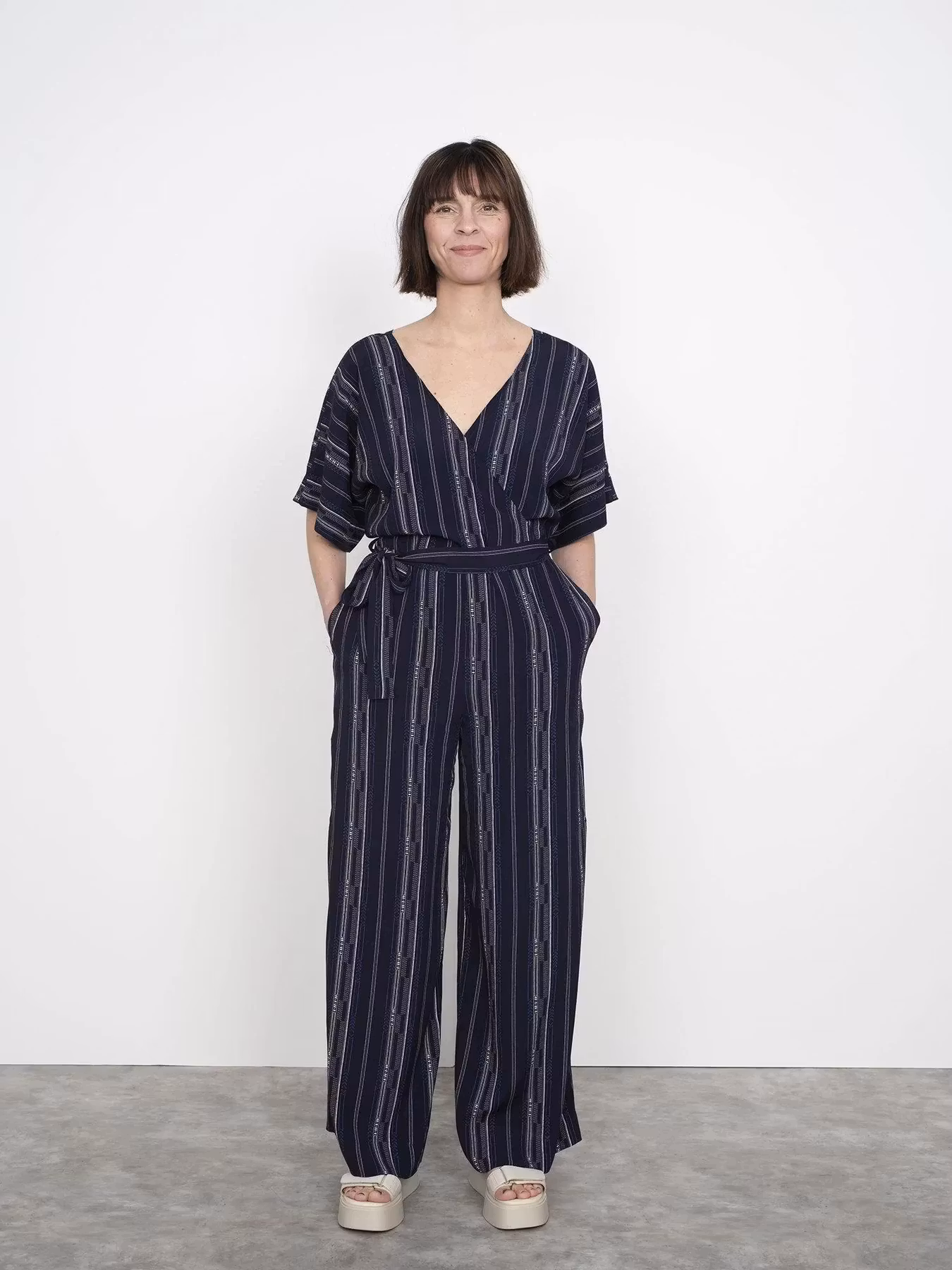 Wide-leg jumpsuit (XS-L)