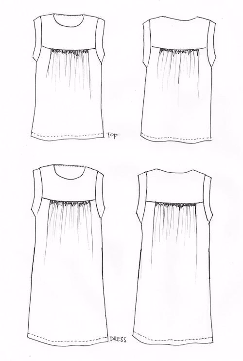Alice top/dress (XXS-XL)