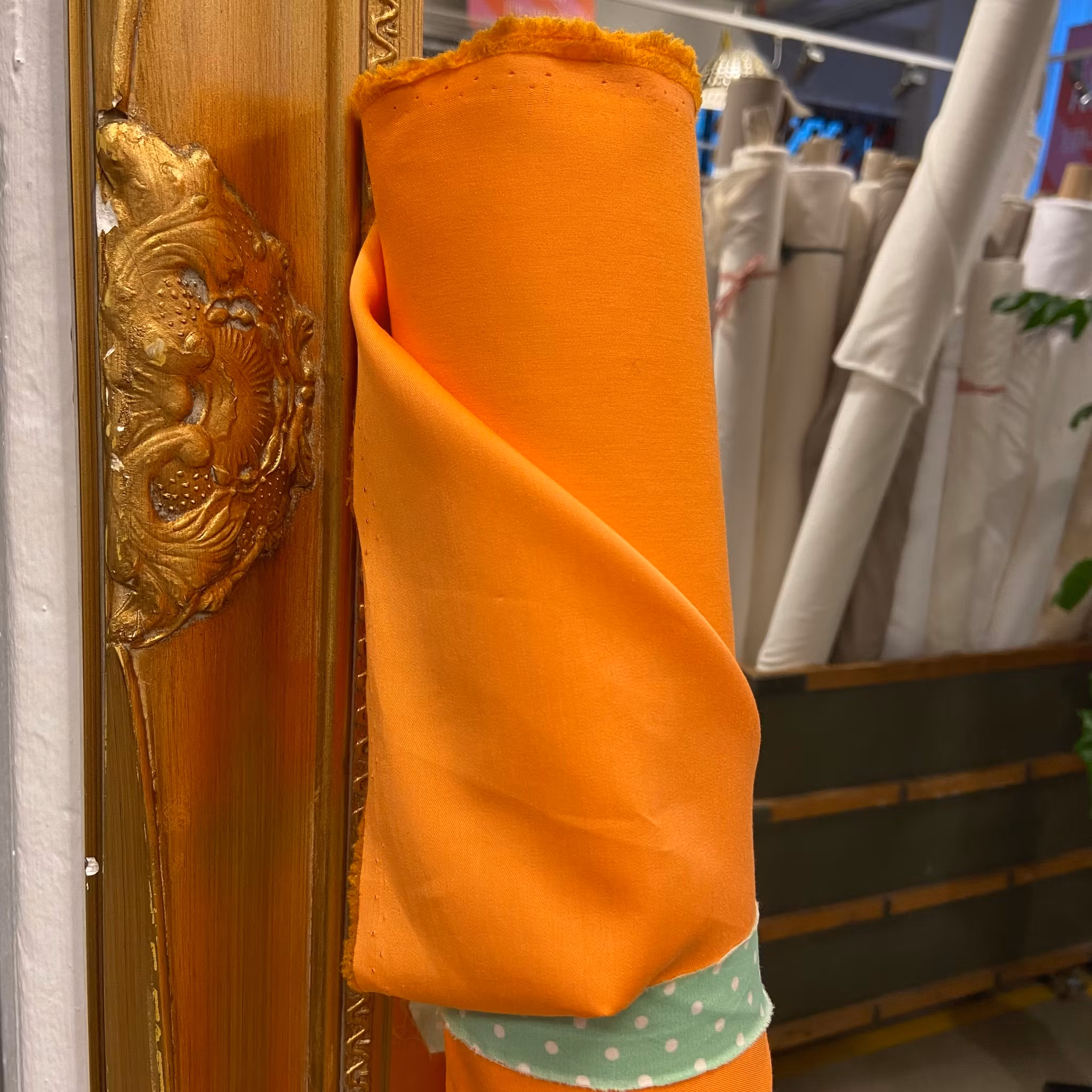 Bomull/Siden Orange