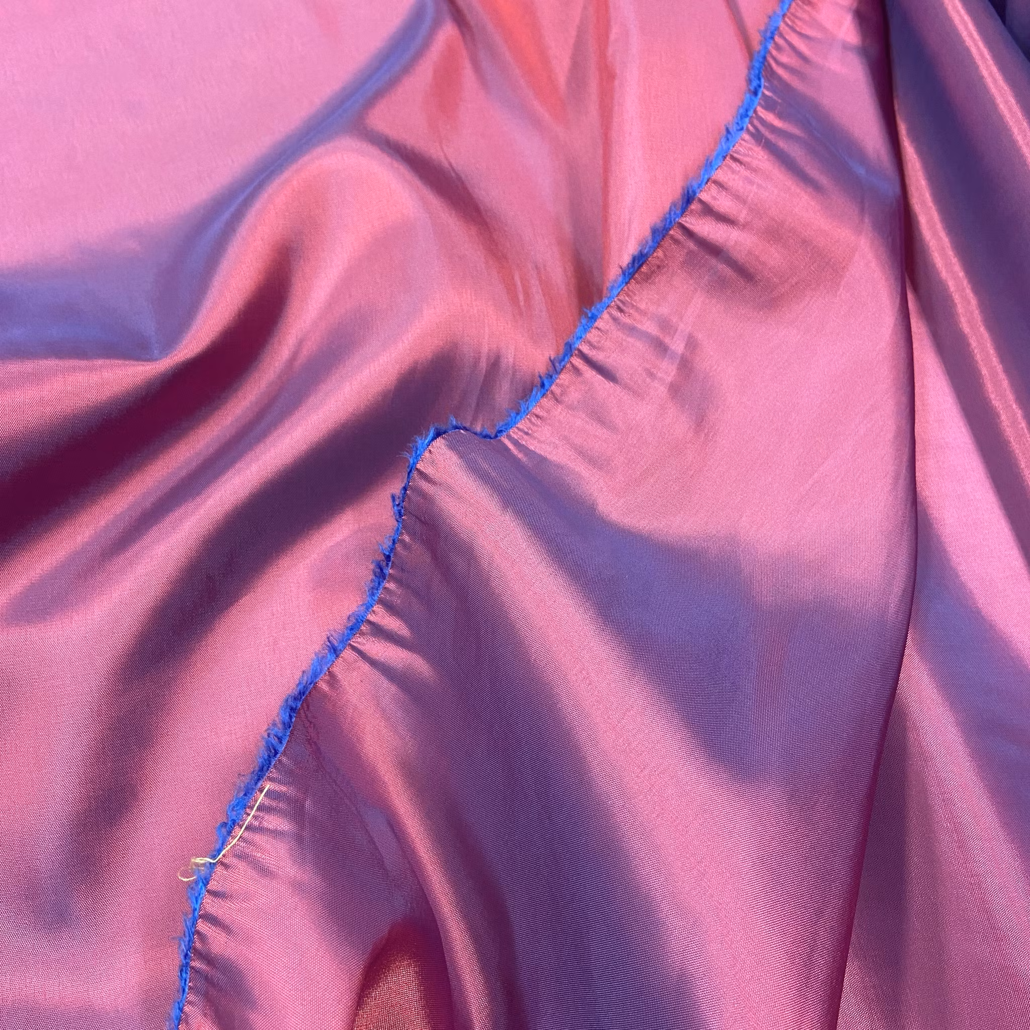 Viskosfoder rosa skimrande