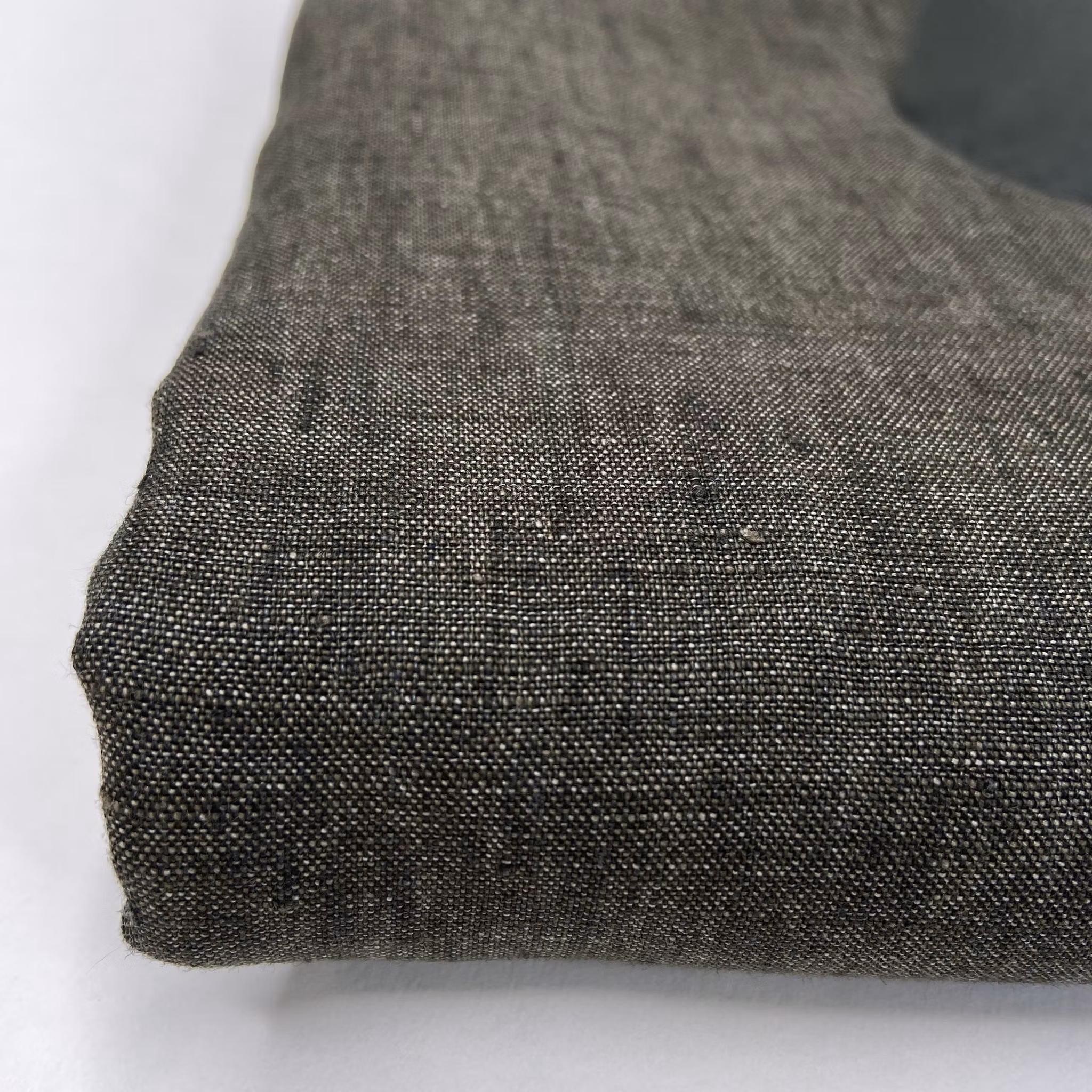 Lin, melerad, mörkgrön/khaki