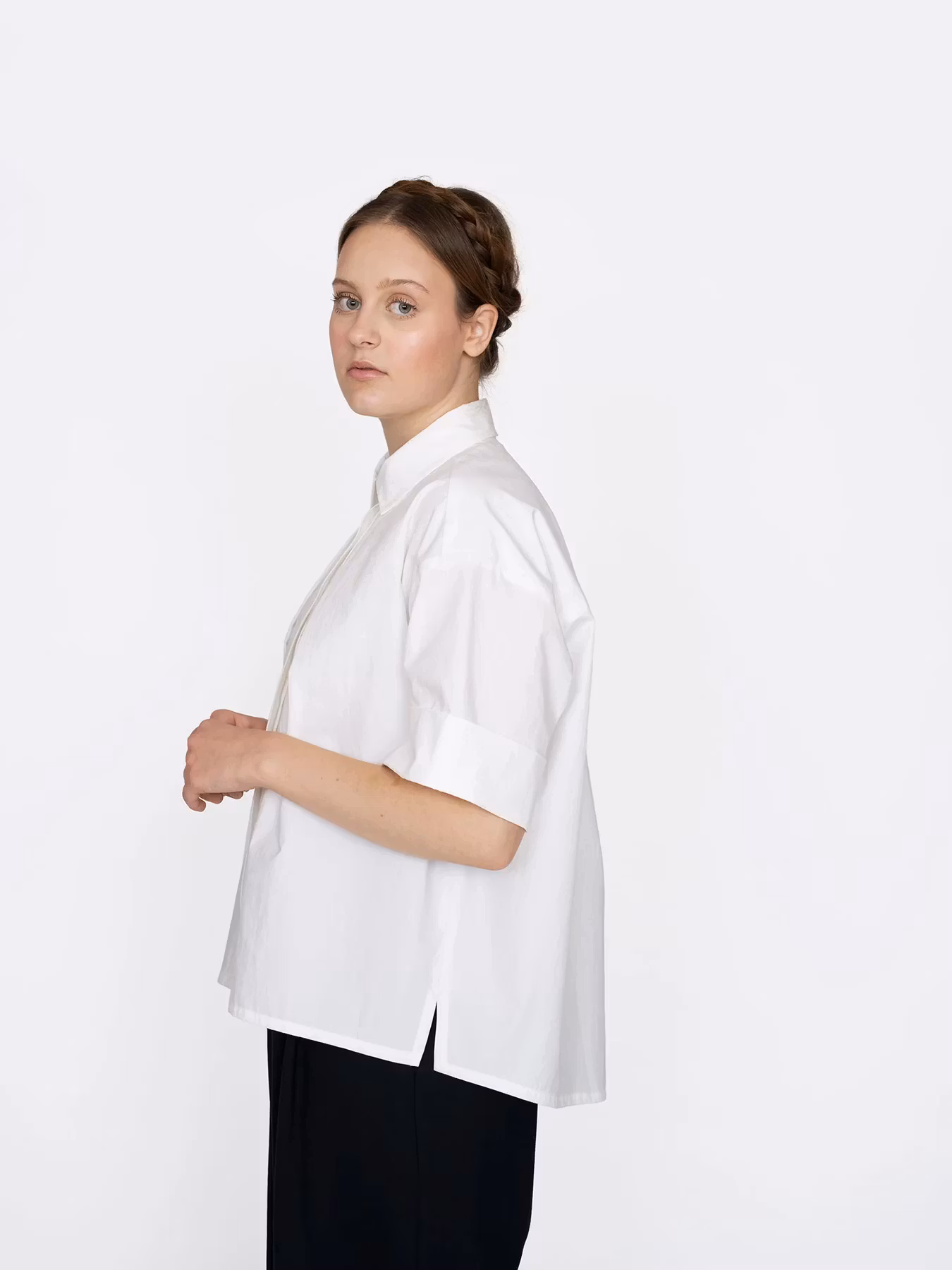 Front Pleat Shirt (XS-L)