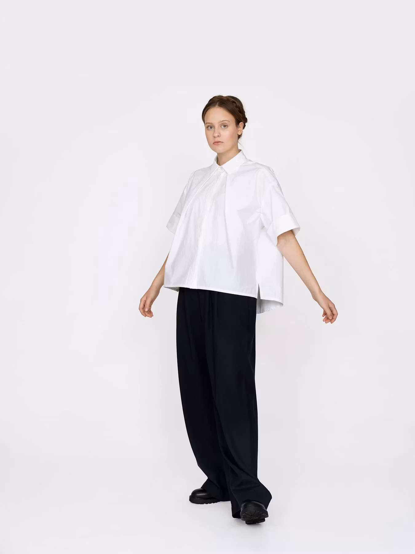 Front Pleat Shirt (XS-L)