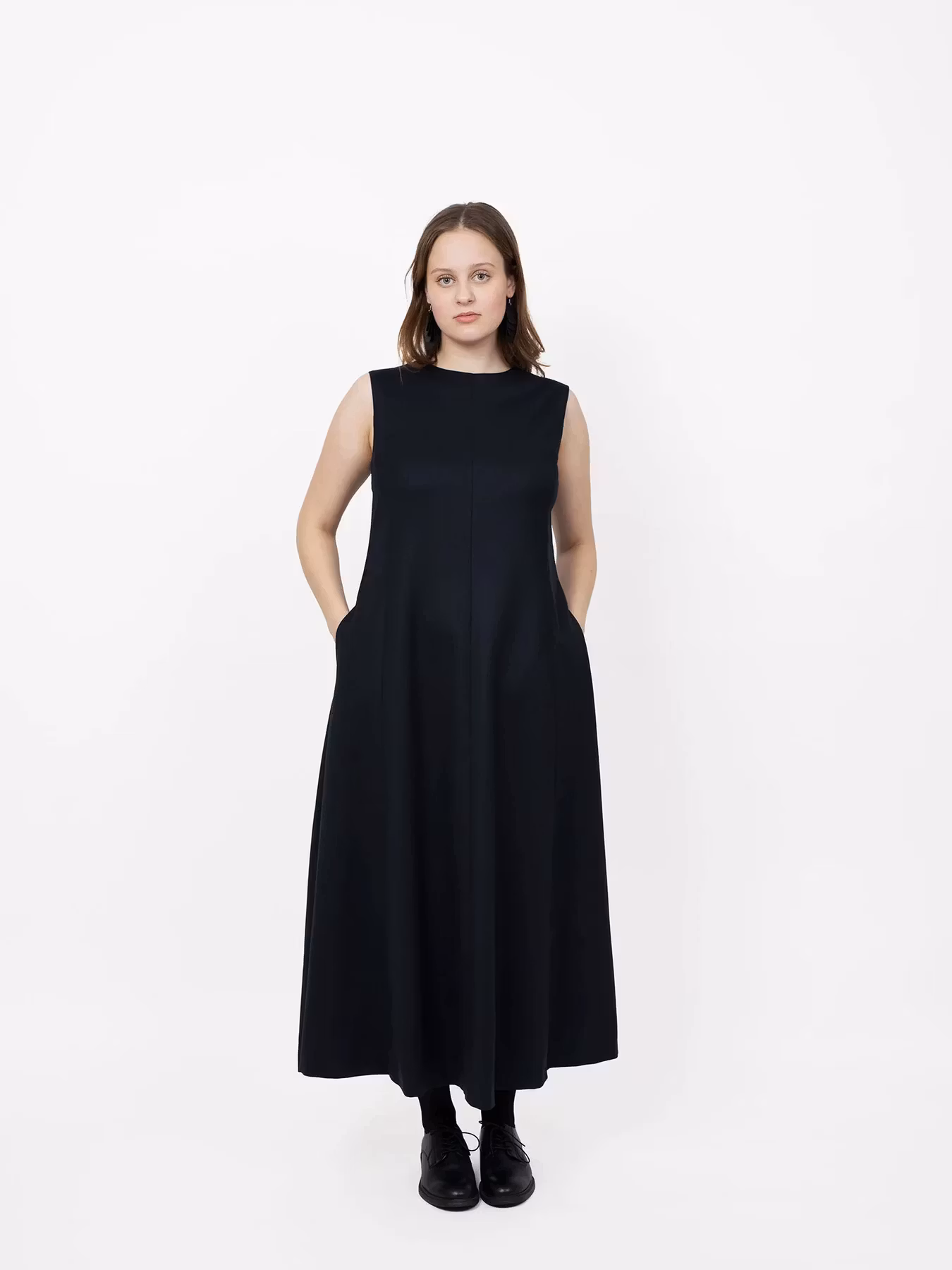 Balloon Sleeve Dress (XS-L)