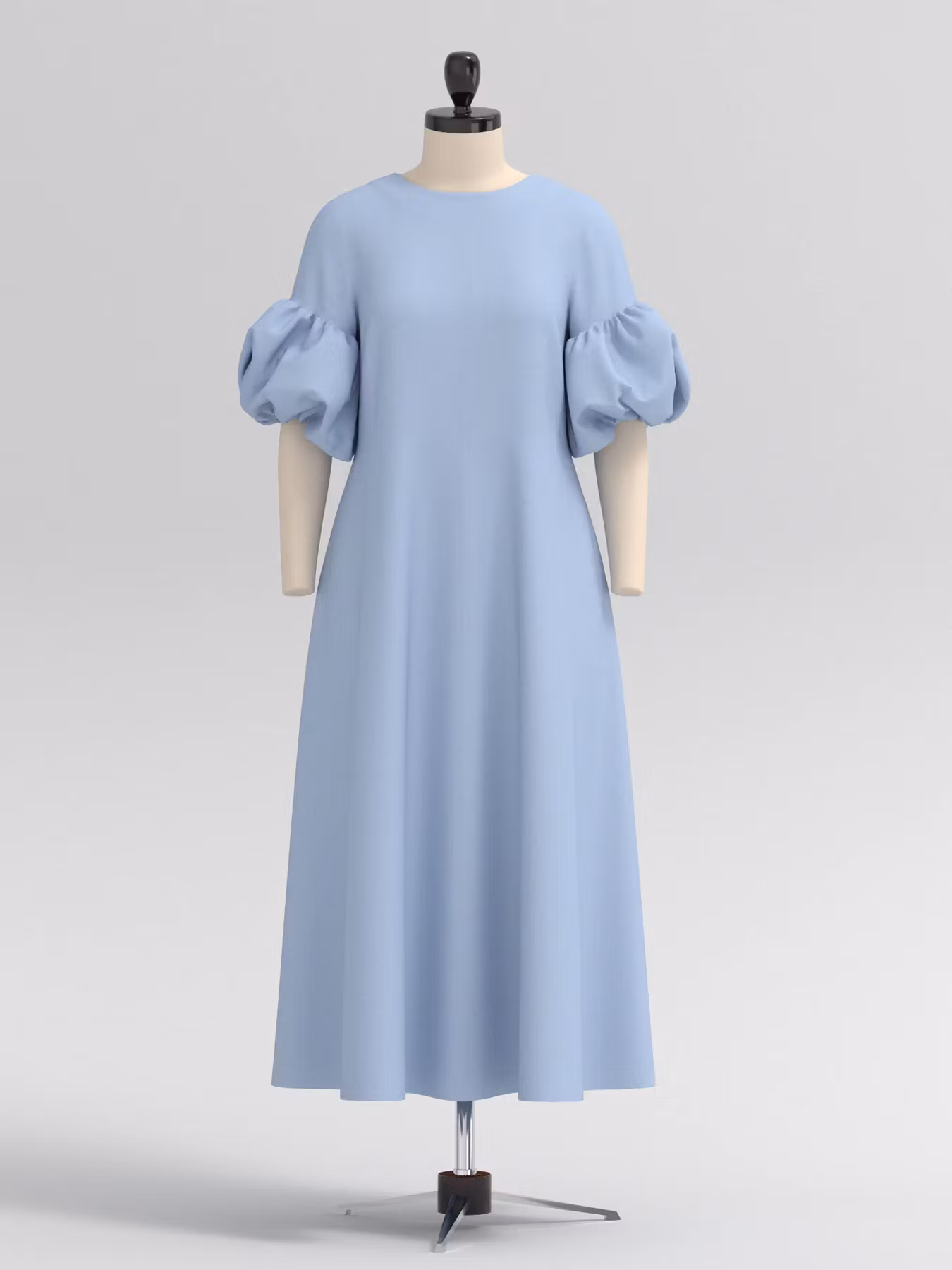 Balloon Sleeve Dress (XS-L)