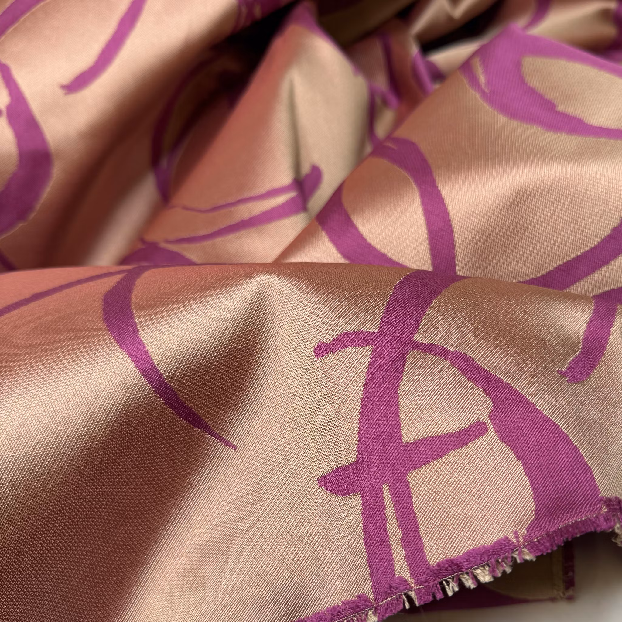 2,8m Sidenjaquard rosé/fuchia Max Mara