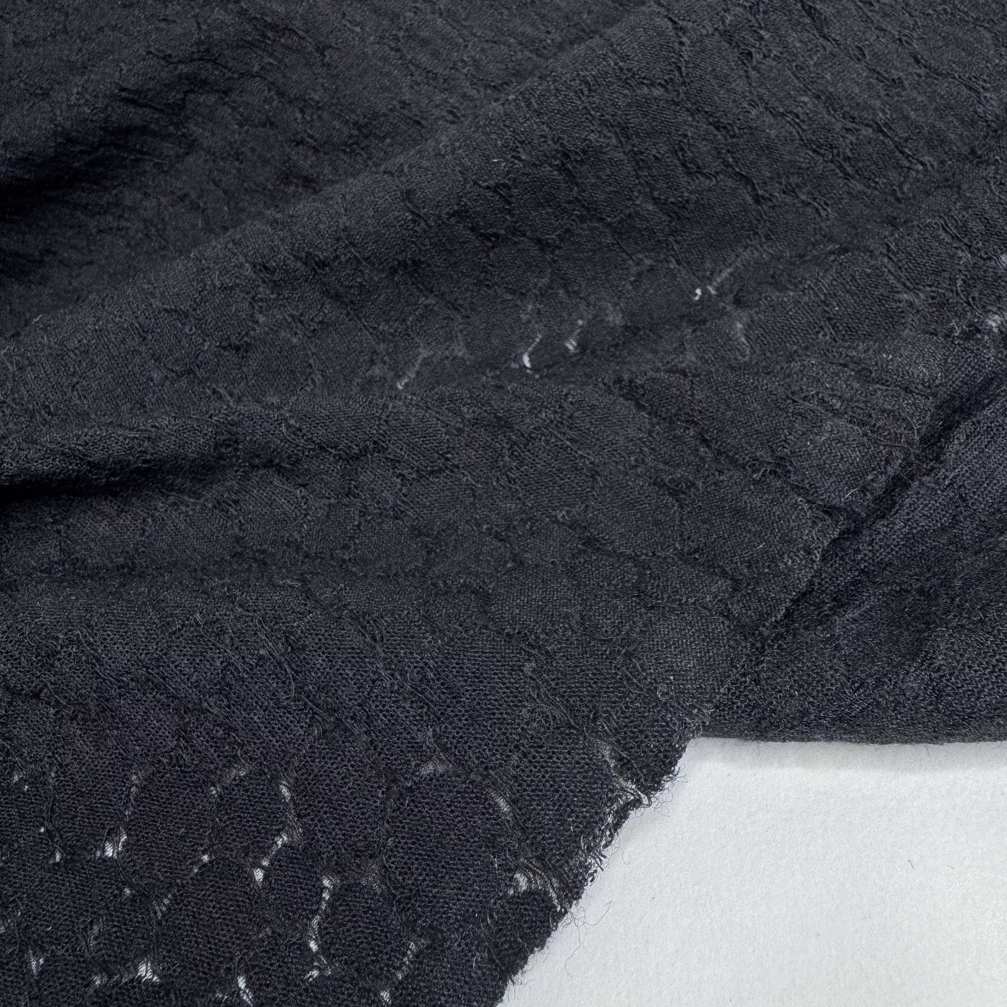 Ulljersey svart genombruten Gucc*