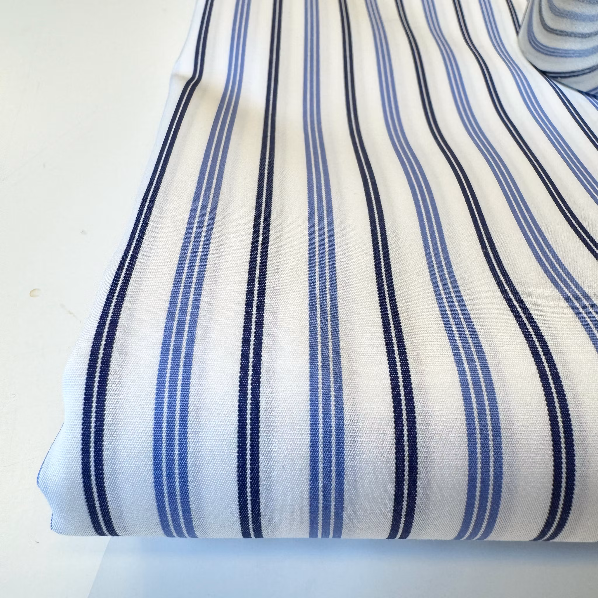 Bomull blårandig Burberr*