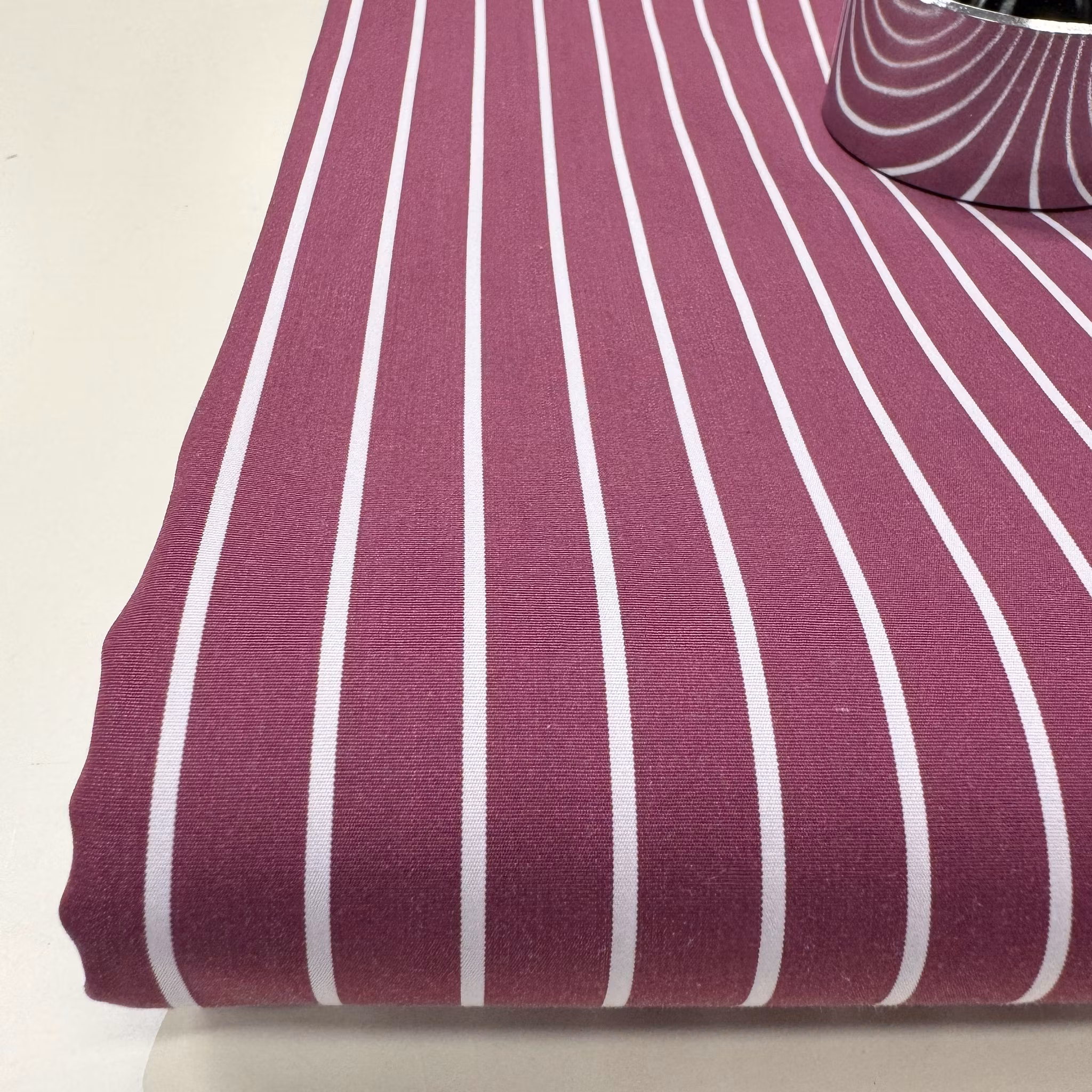 Bomull ljunglila randlig Canclin*