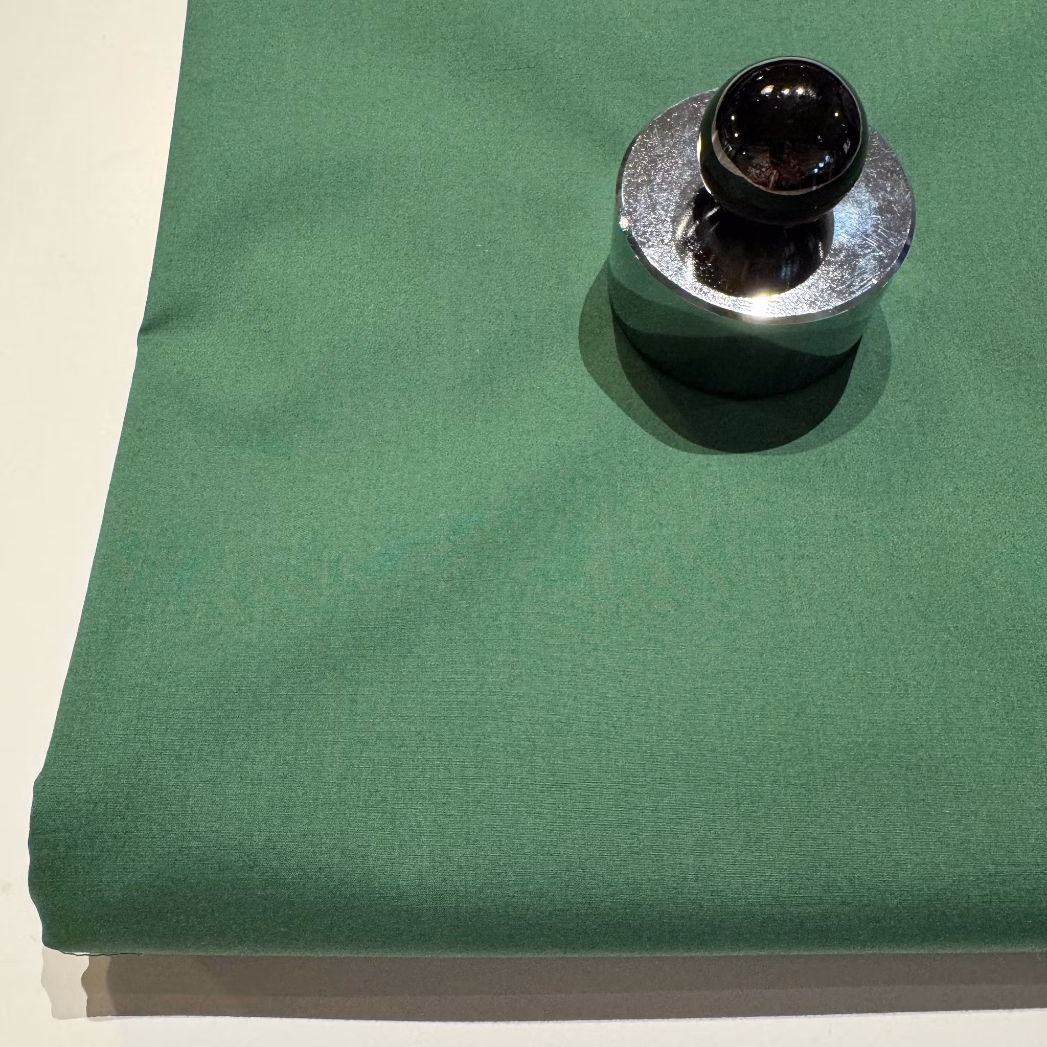 Bomull/elastan grön Escad*