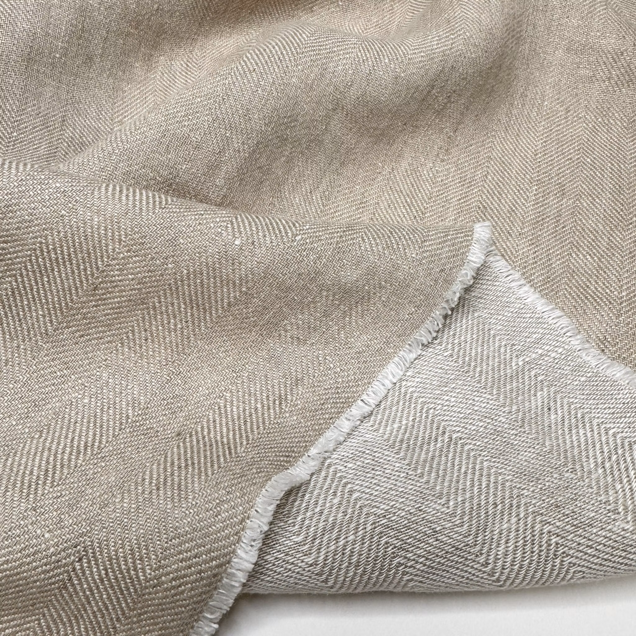 Belgiskt lin fiskben oblekt