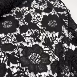 Bomullsspets svart D&G