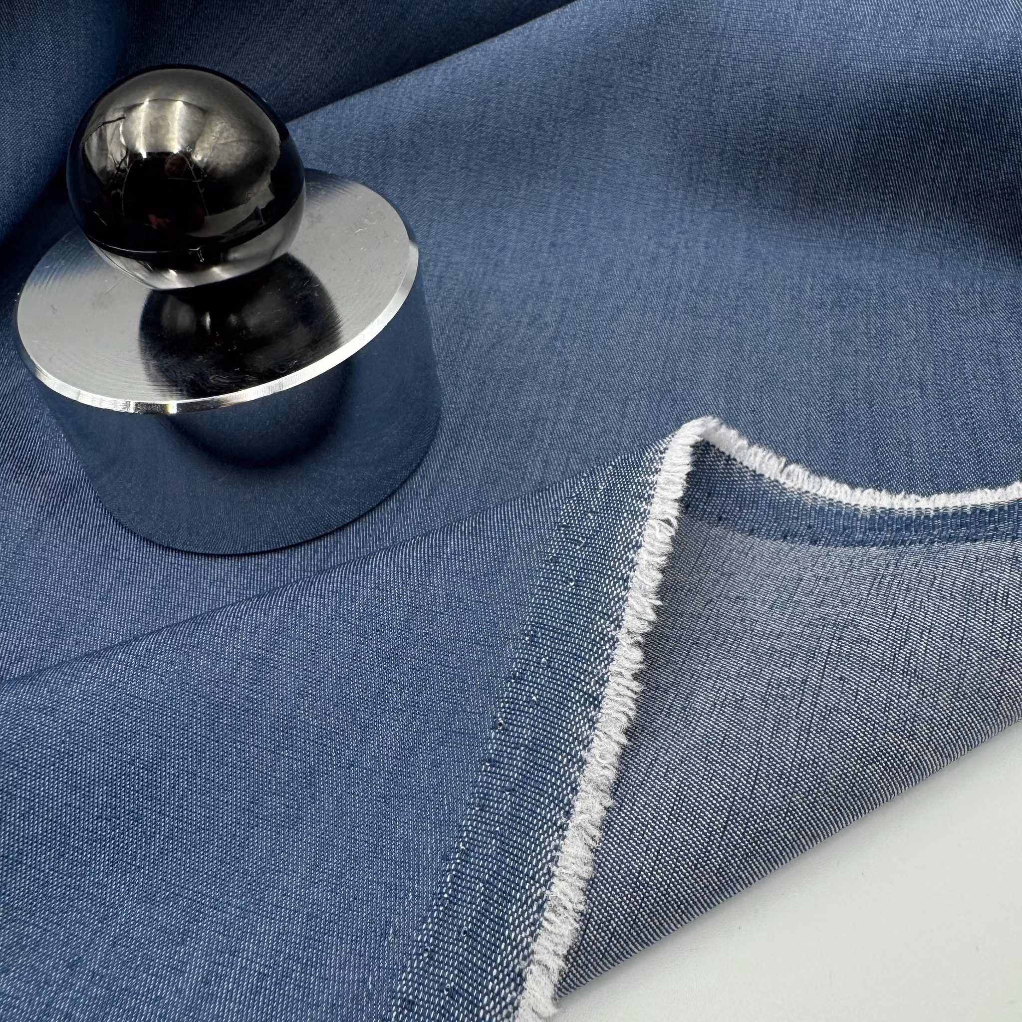 Bomull/lyocell jeansblå