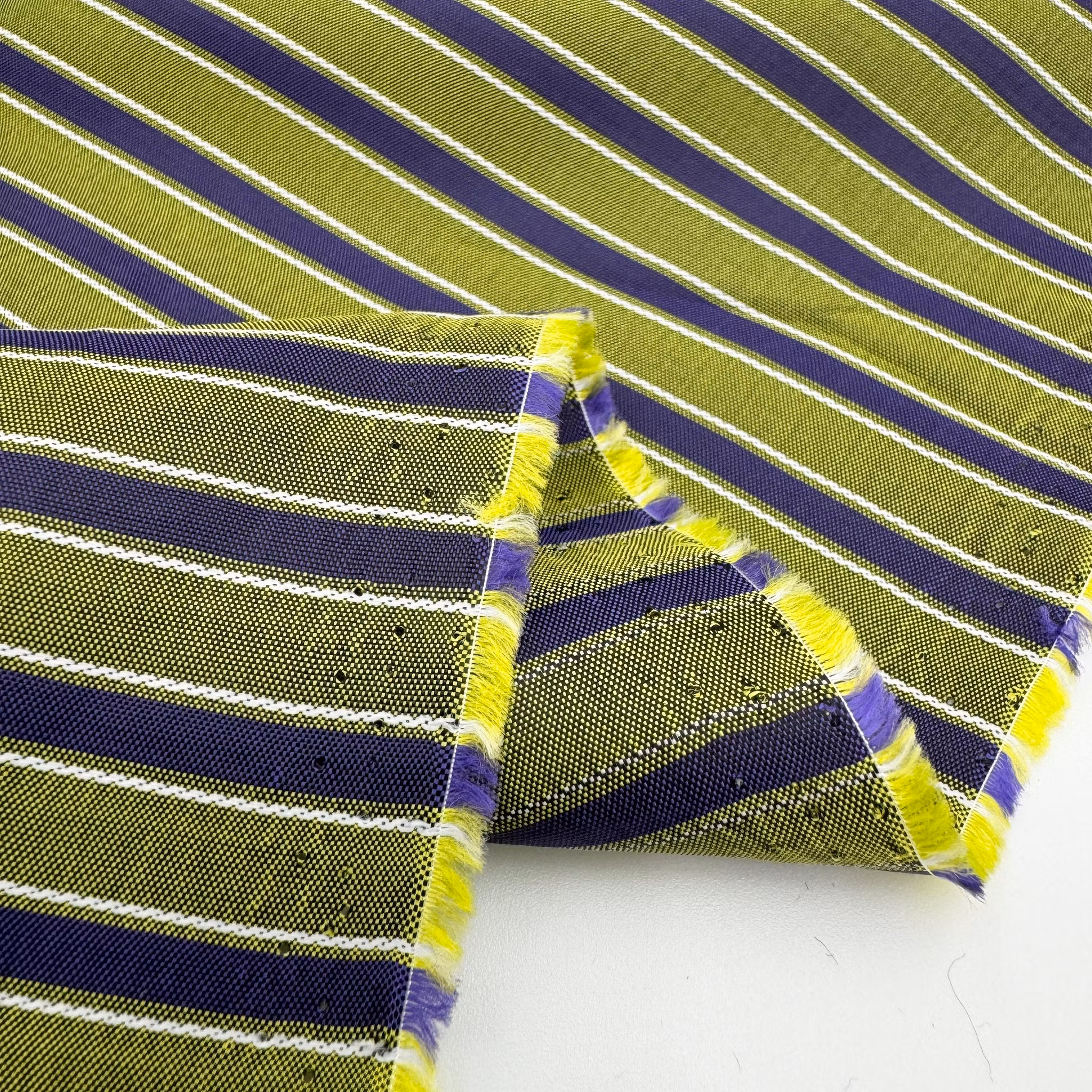 Viskosfoder lime/lila Versac*