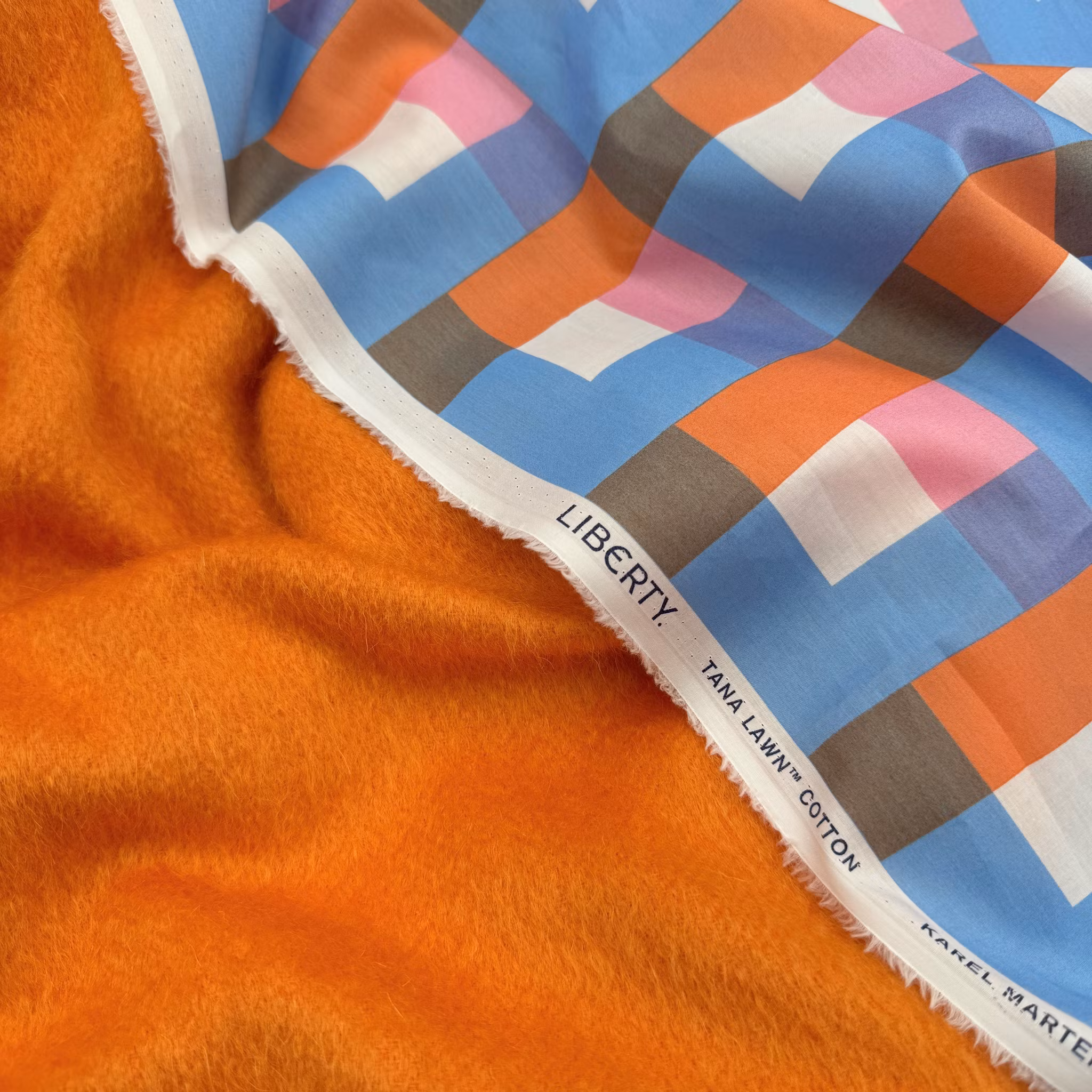 Alpacka/ull orange päls