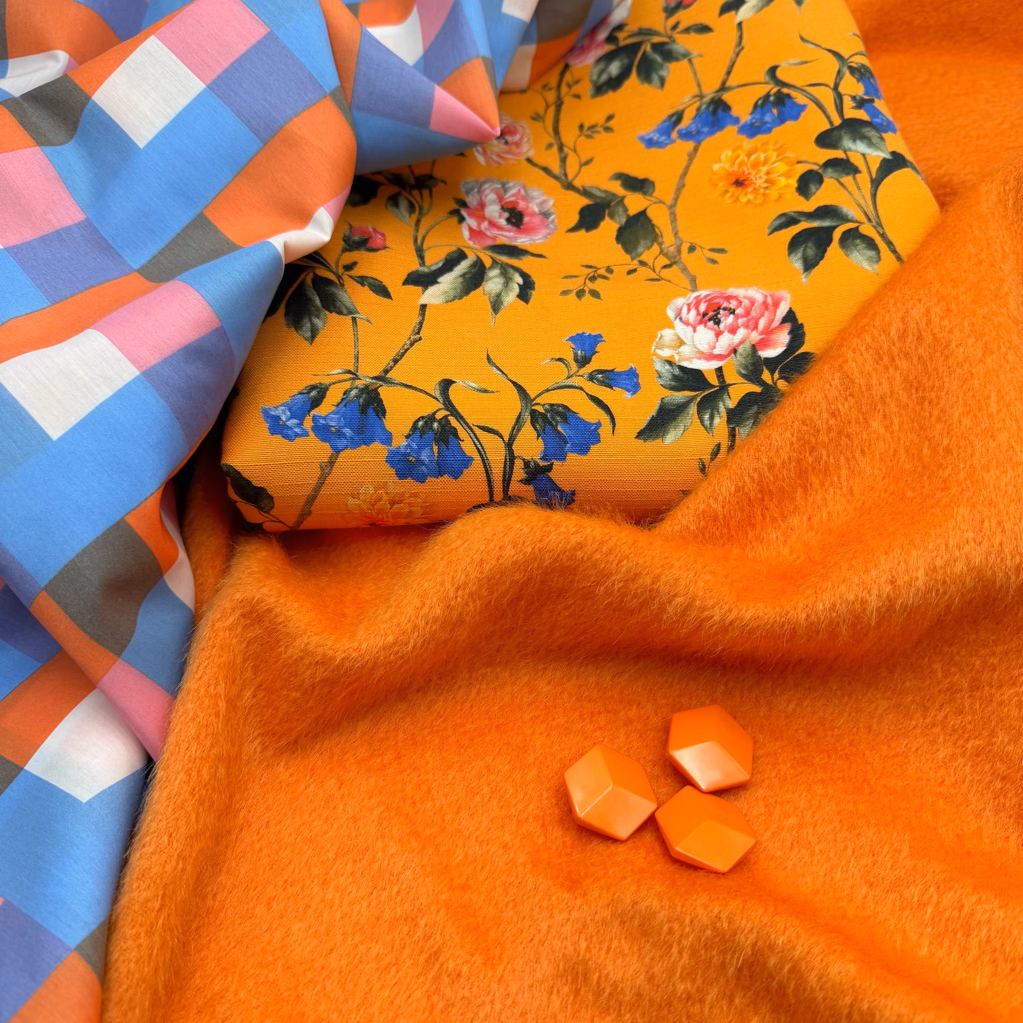 Alpacka/ull orange päls