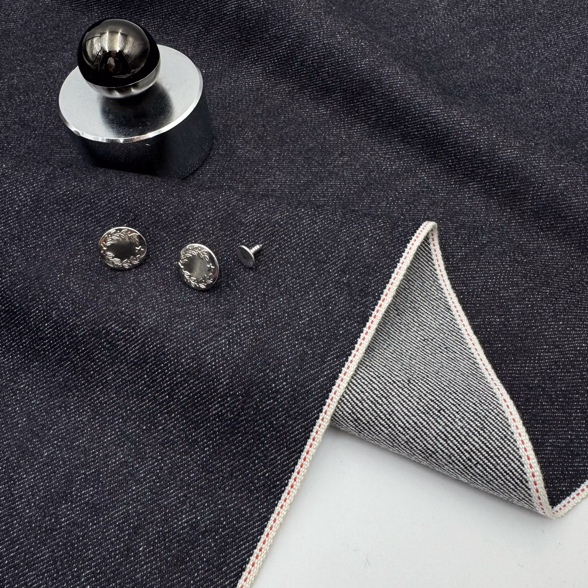 Ull/bomull japansk selvedge denim