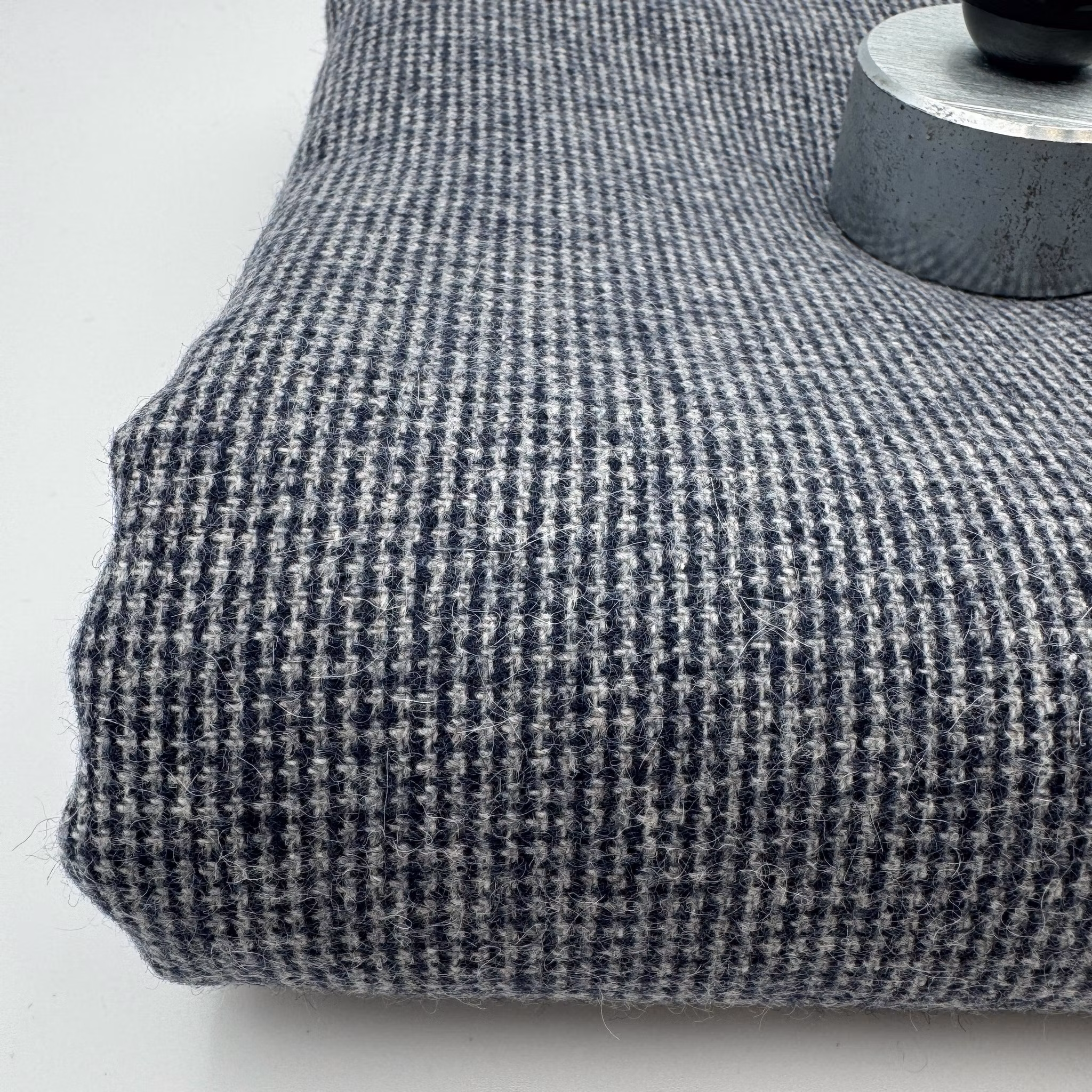 Ull/alpacka hundtand grå/blå