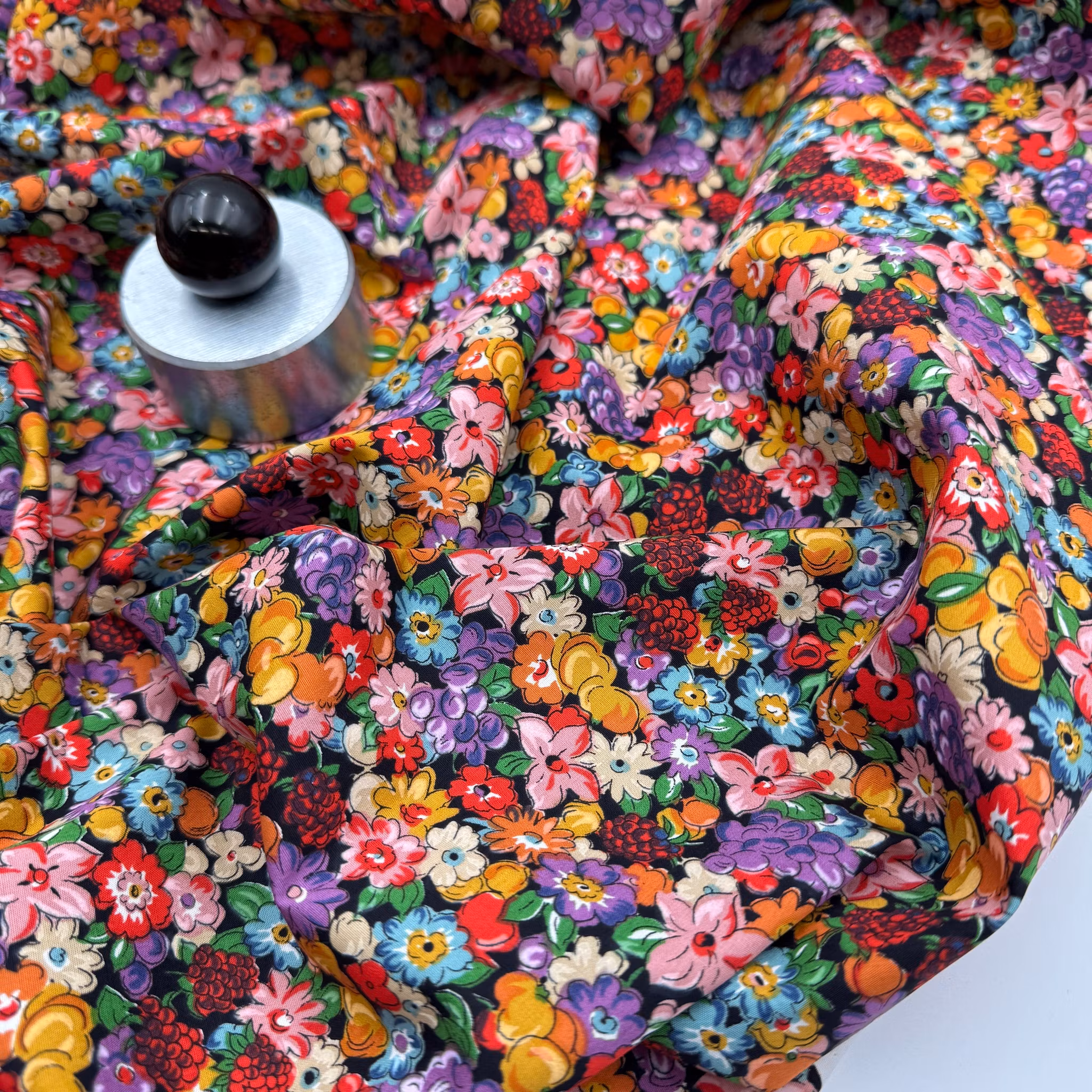 Bomull blommig Oscar de la R