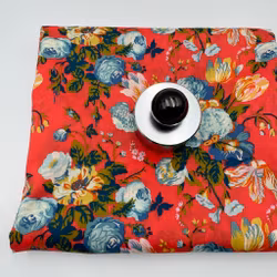 Libertytyg Tana Lawn - Magical bouquet korall