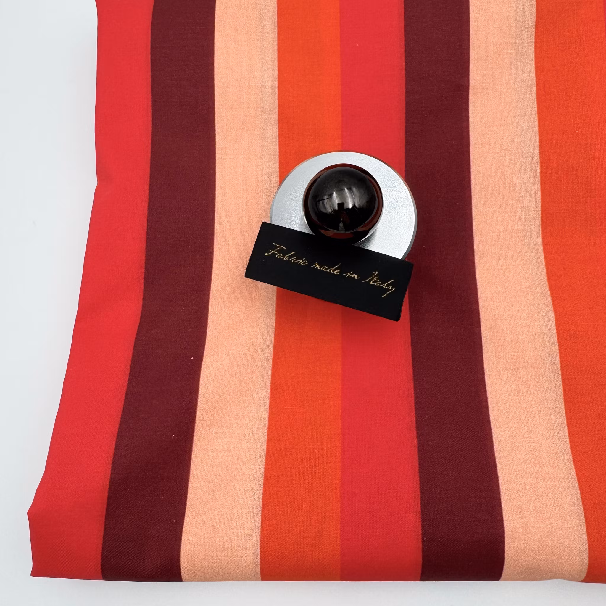 Bomullsbatist röd/orange