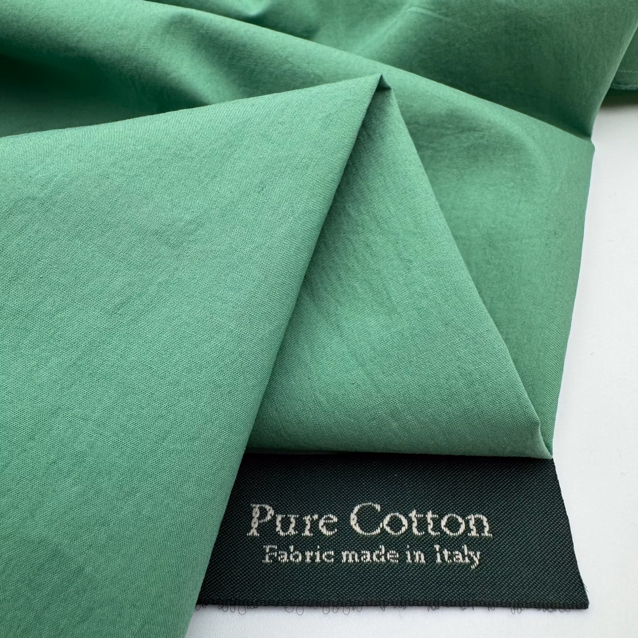 Bomullspoplin grön Arman*