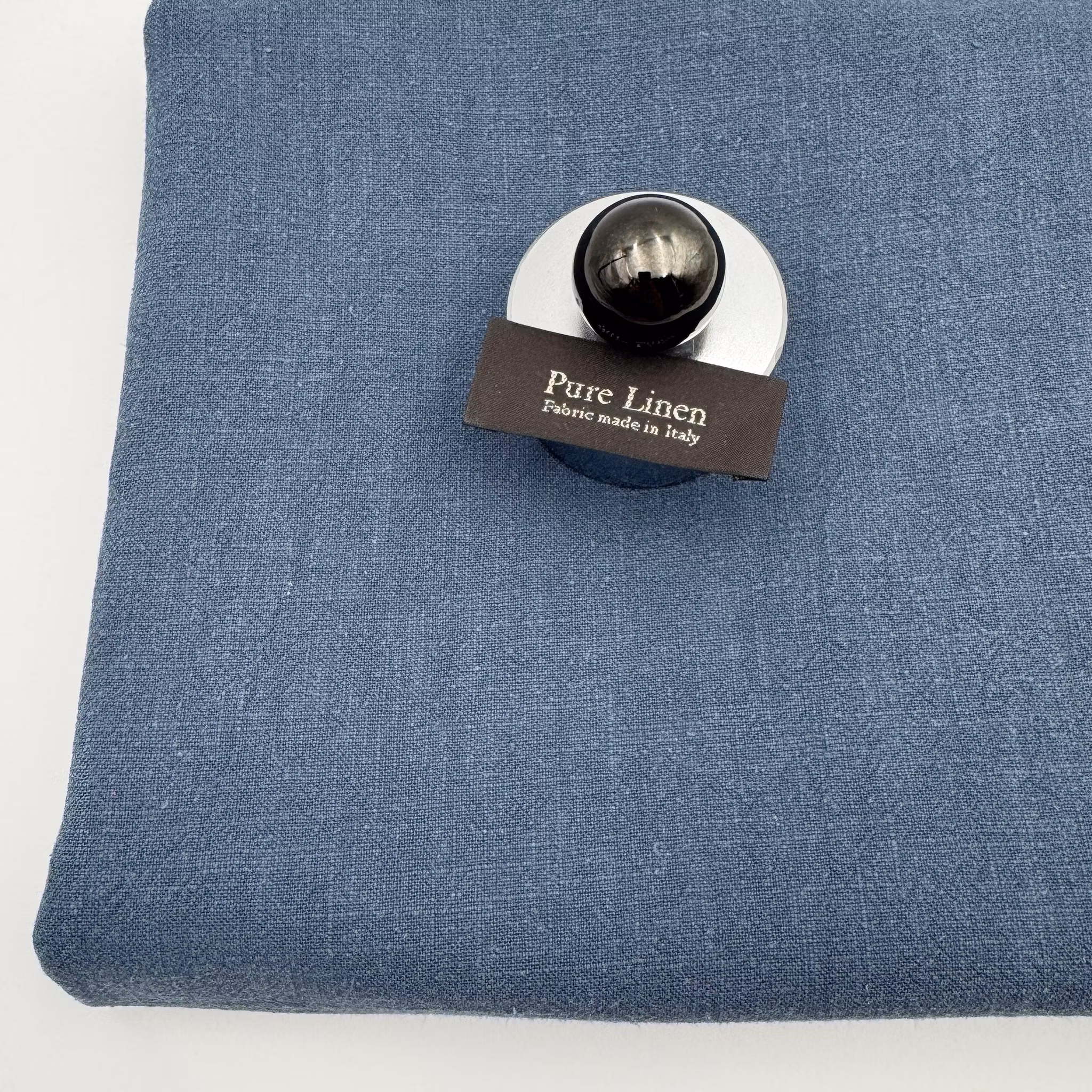 Stentvättat lin blågrå