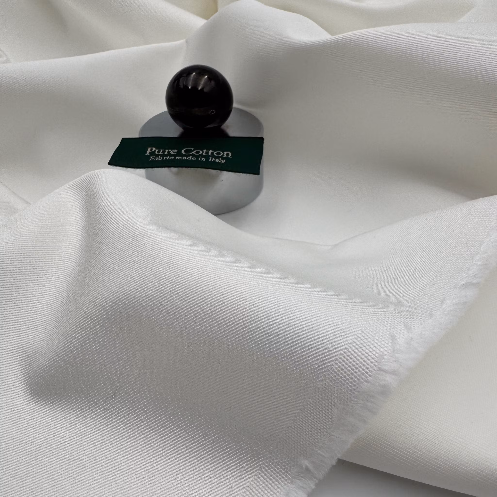 PANGERBJUDANDE 3m vit bomullstwill Dio*