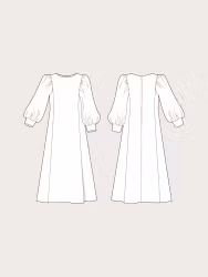 Flutter sleeve dress XS-3XL