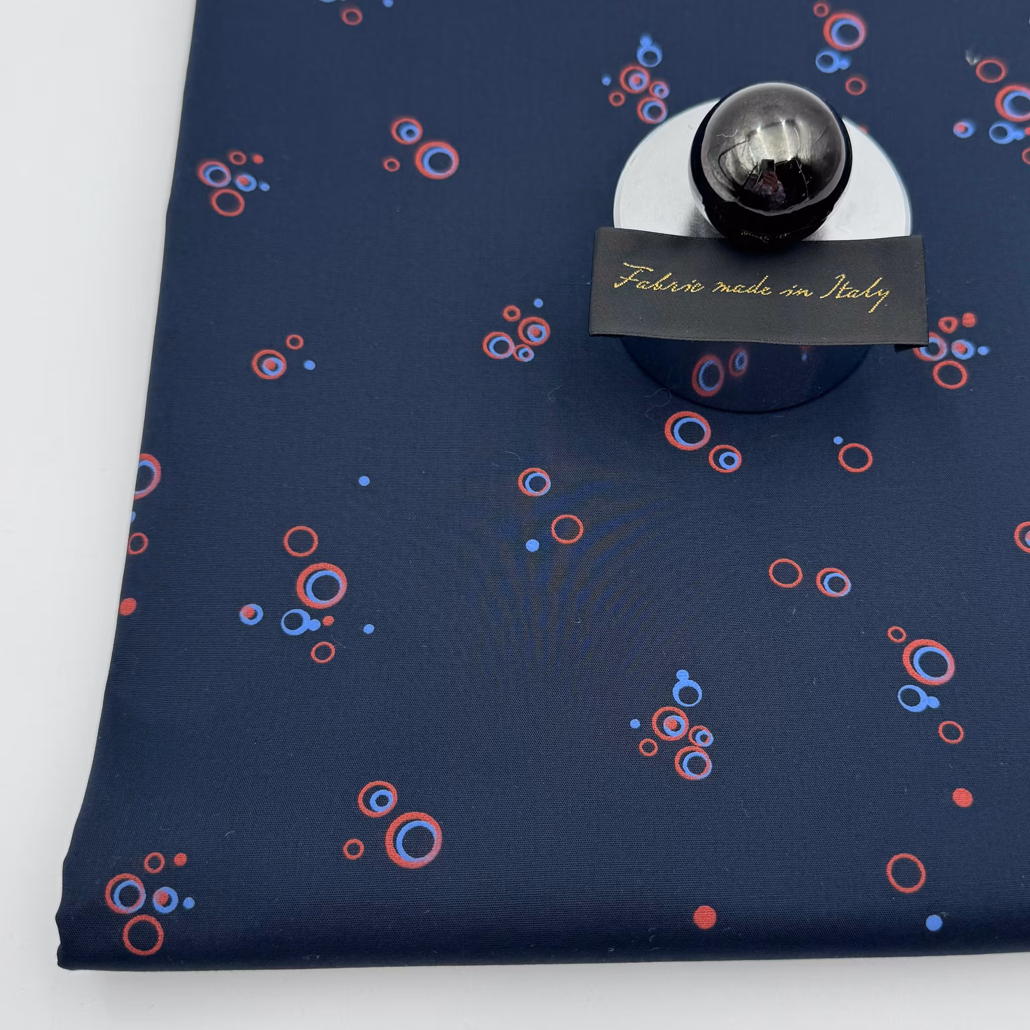 Bomull/elastan bubblor marin Etr*