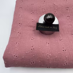 Bomullsmuslin brodyr ljungrosa
