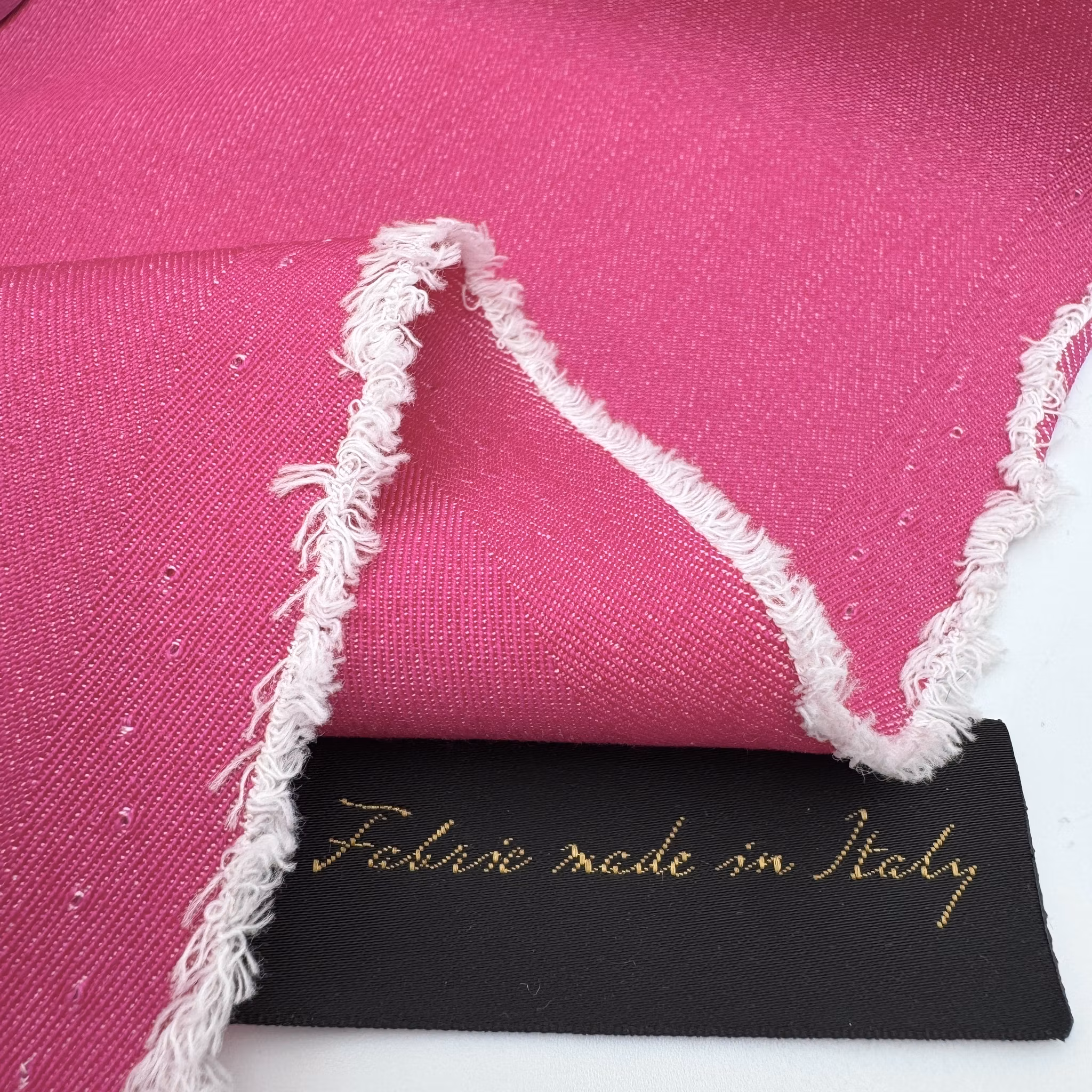 Ull/bomullsdenim cerise Chane*