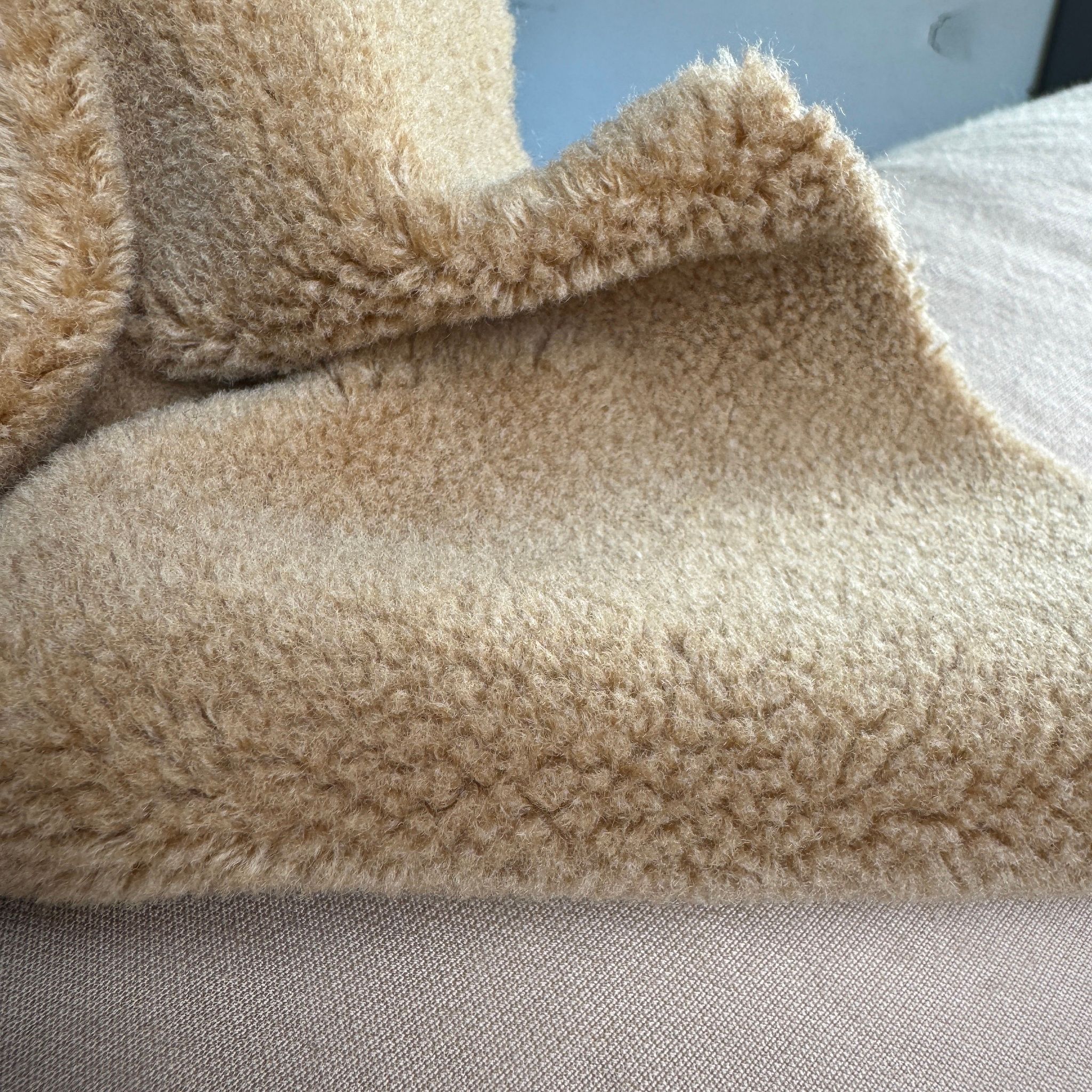 Ull/bomullspile beige Gucc*