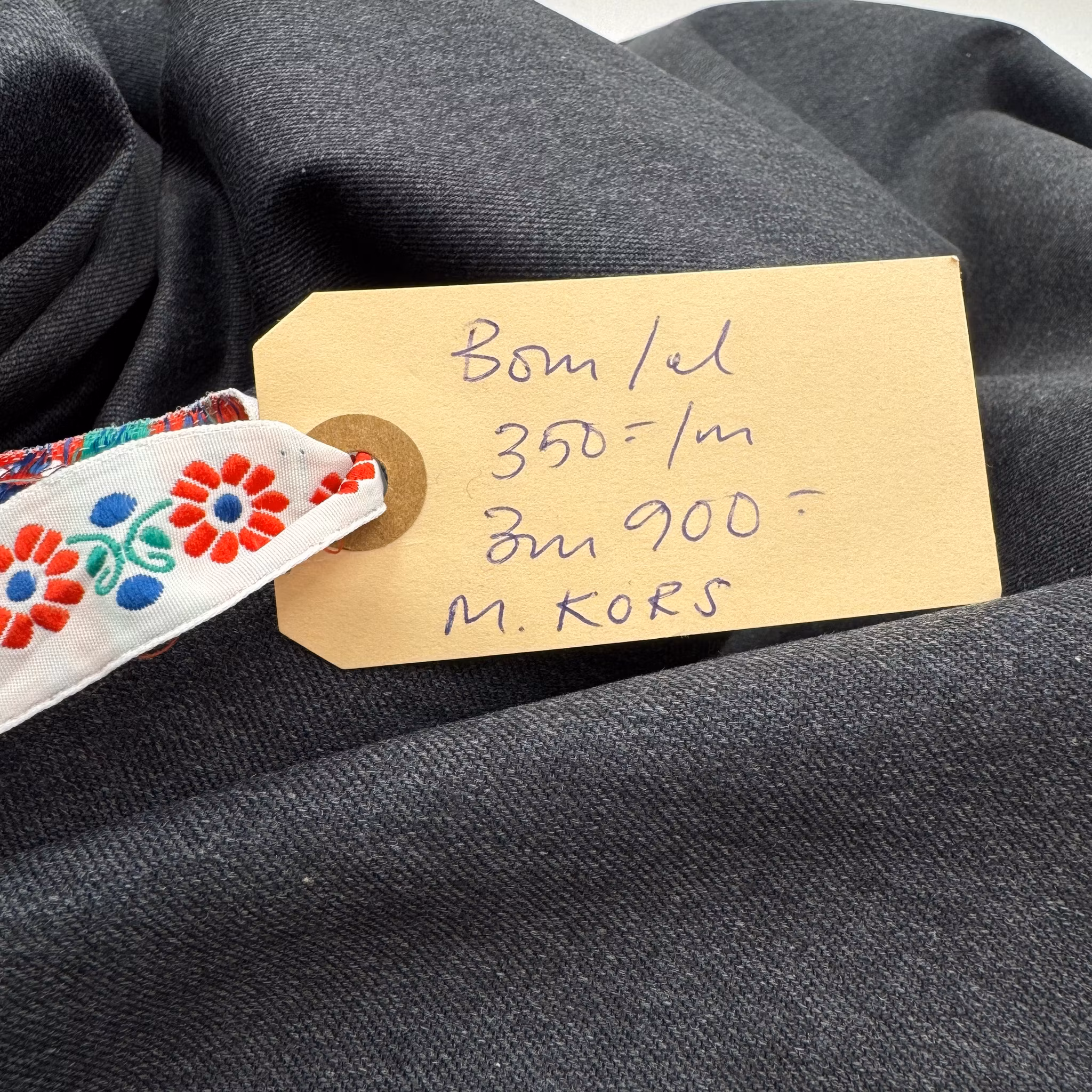 Bom/elastan denim blågrå M. K***