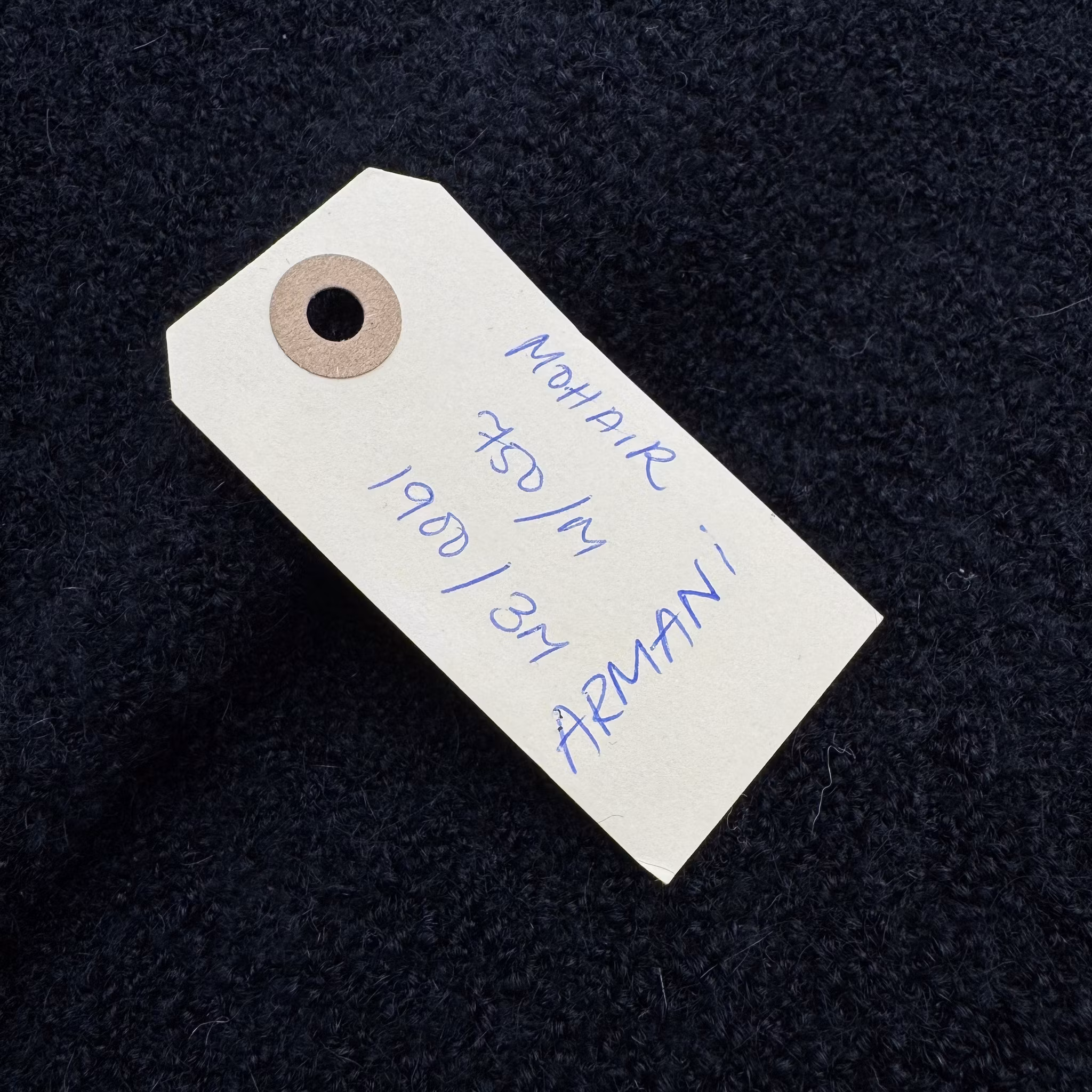 Mohair bouclé svart Arman*
