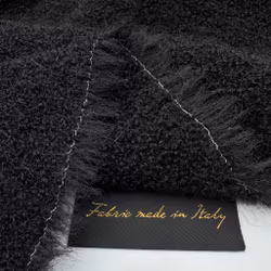 Mohair bouclé svart Arman*