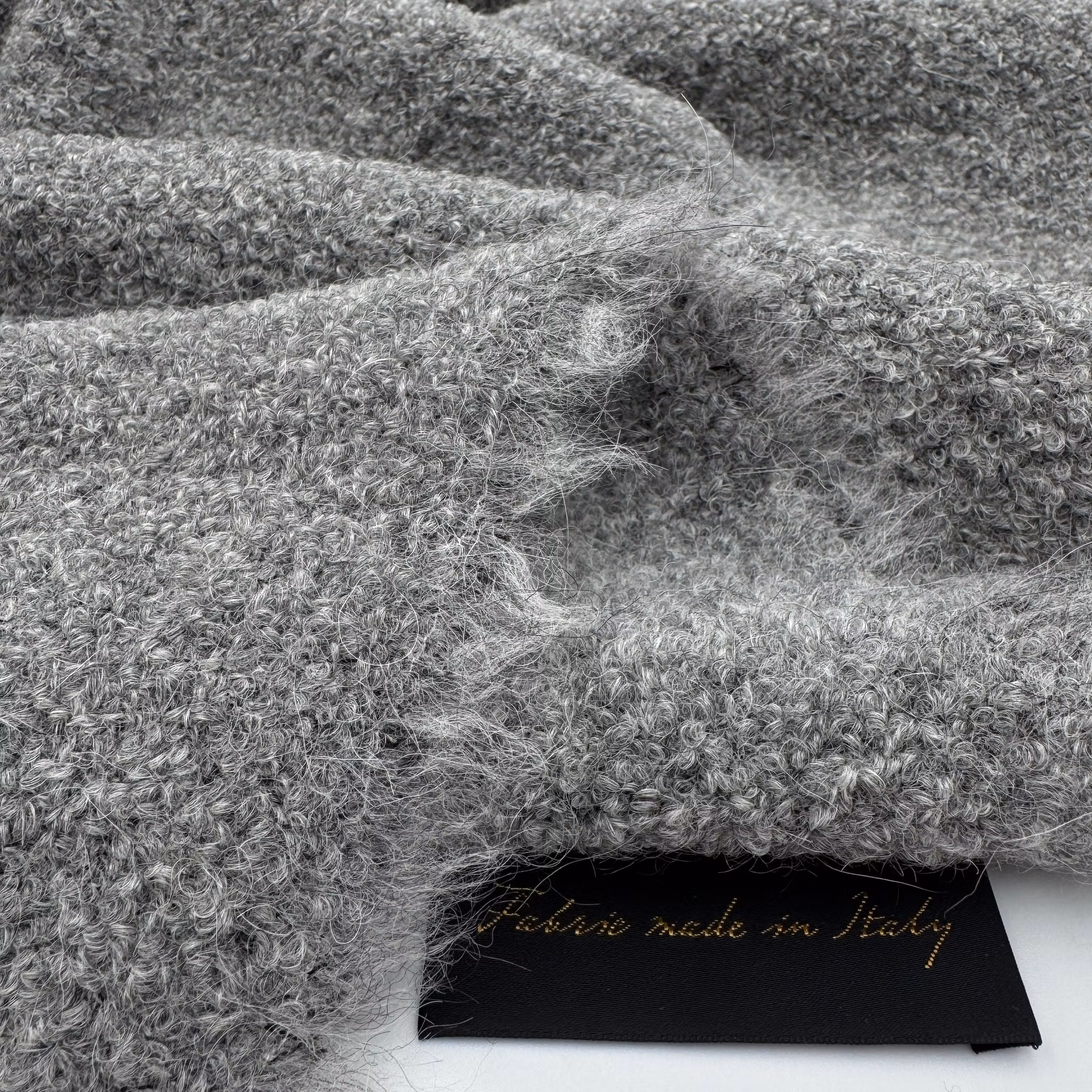 Mohair bouclé grå Arman*