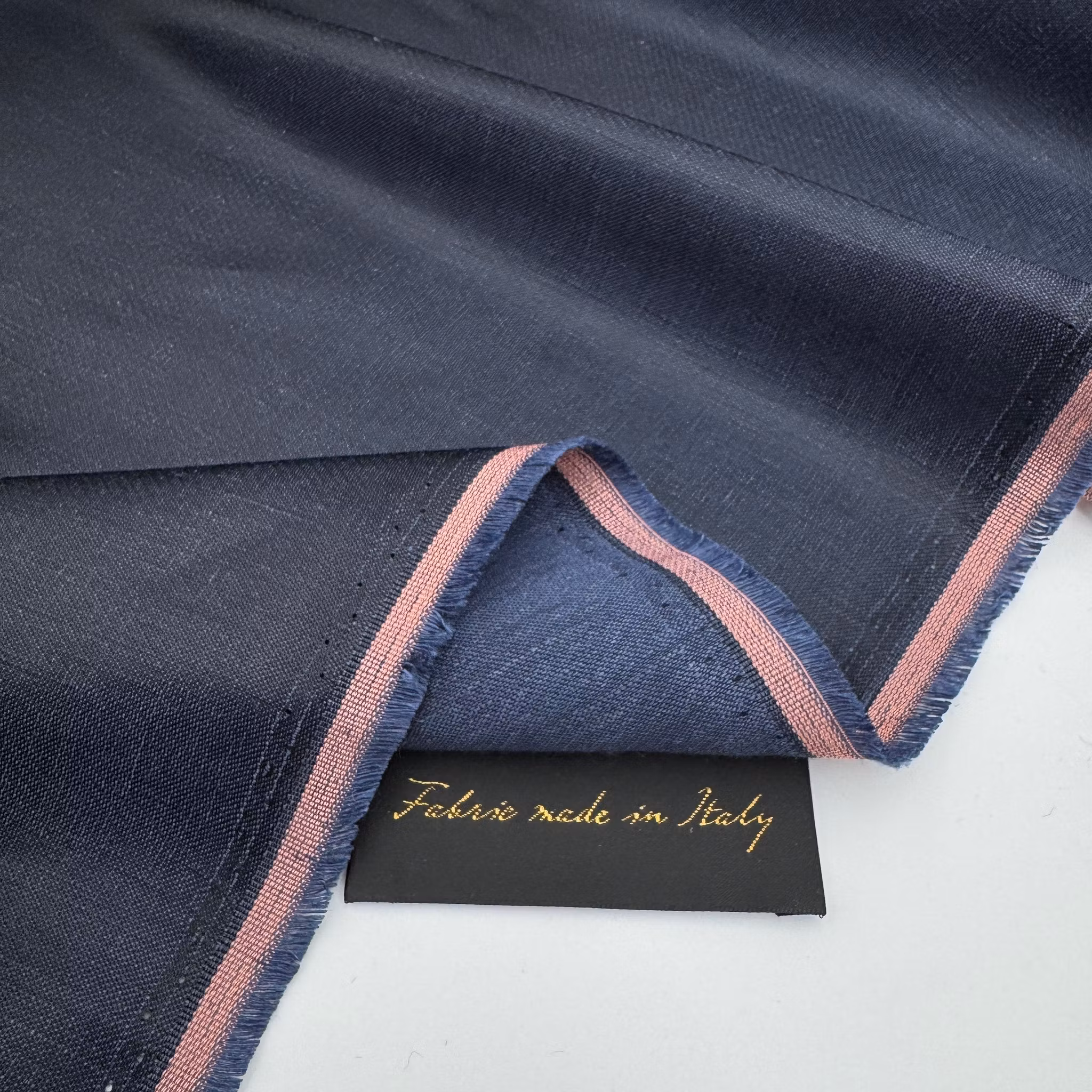 Lin/viskos jeansblå Dio* couture