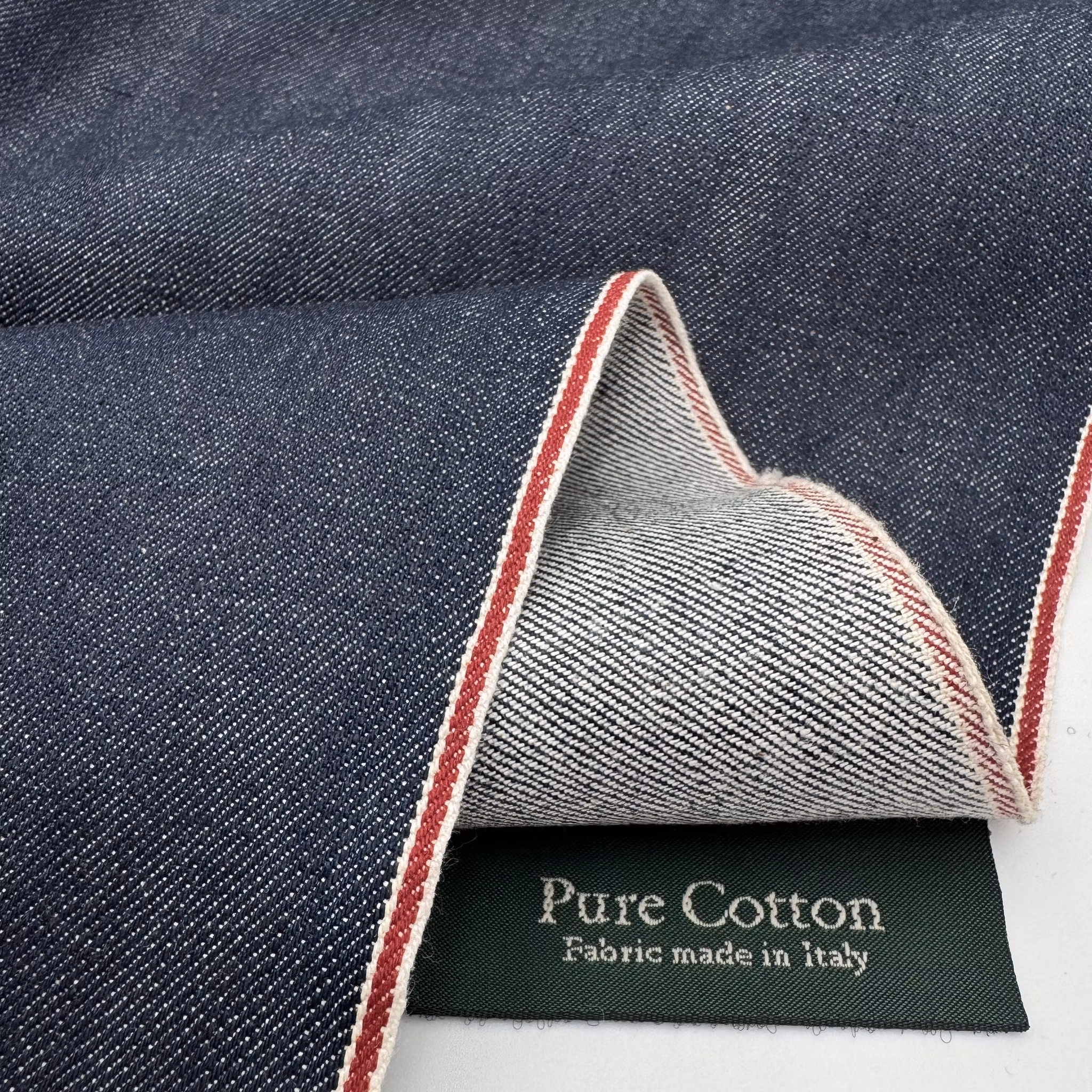 Selvedge denim blå